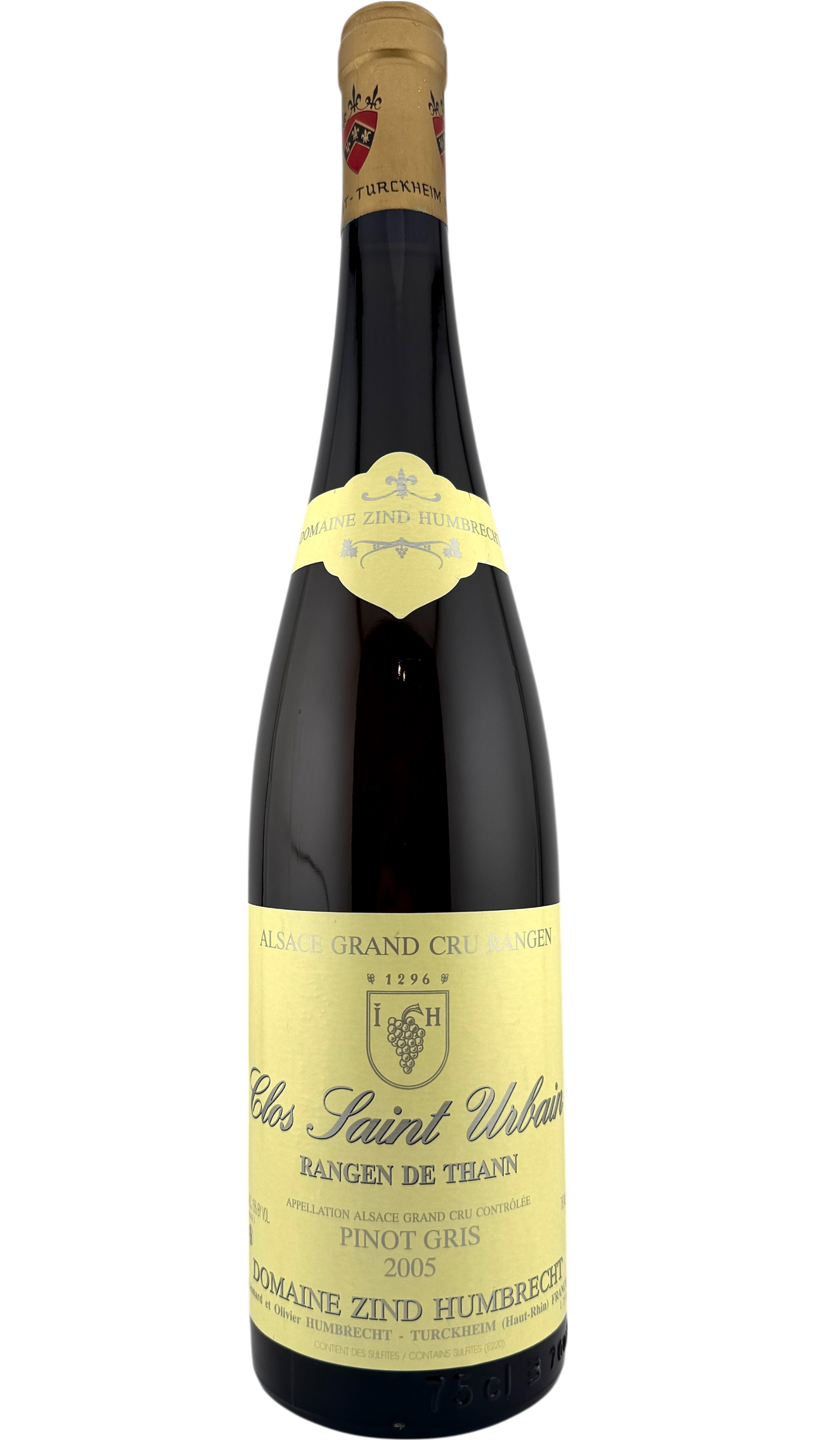 Alsace Pinot gris grand cru Rangen de Thann "Clos saint urbain"