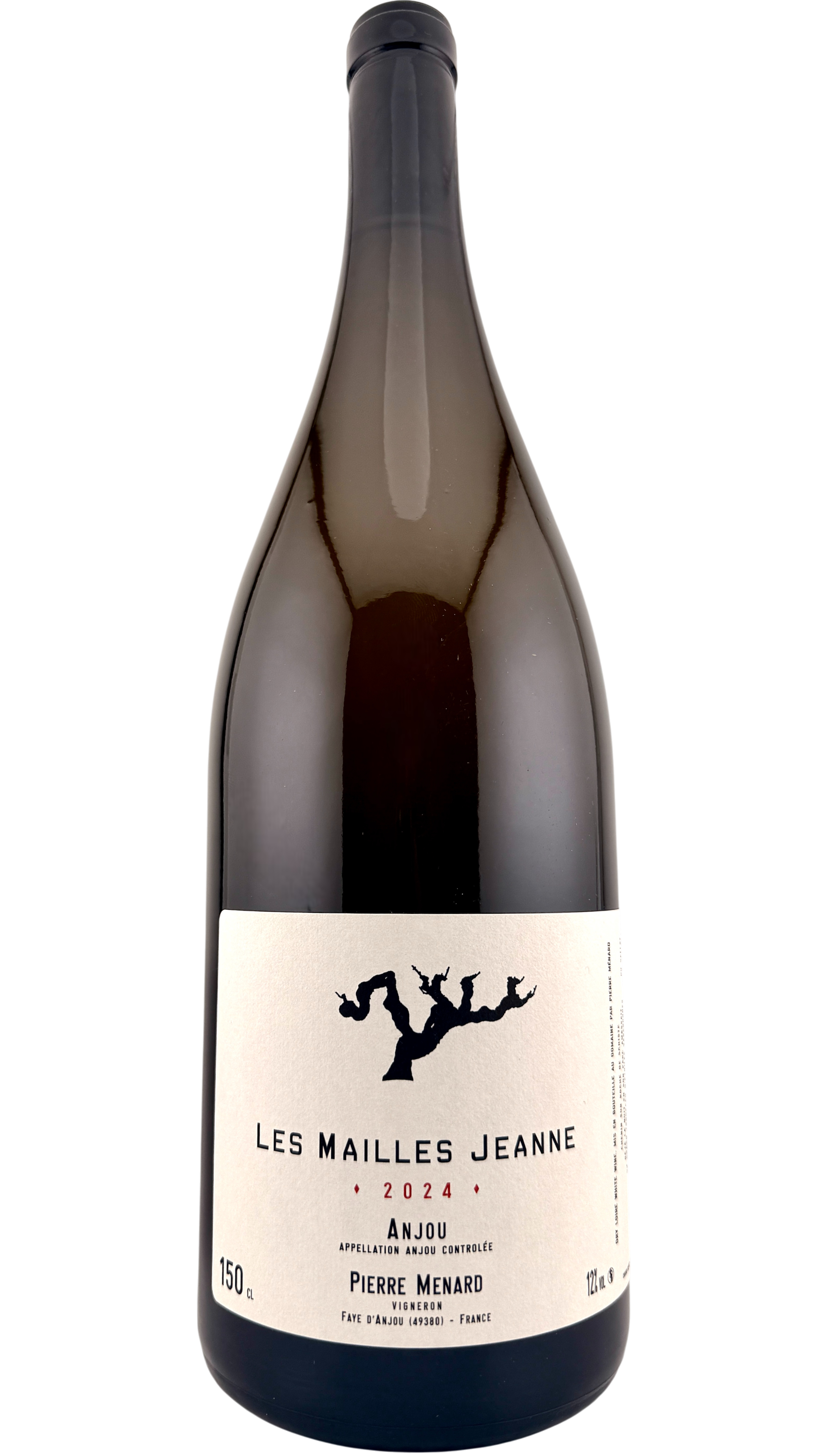 Anjou Les mailles jeanne Domaine Pierre Ménard MAGNUM chenin val de loire loire valley organic wine natural vin naturel bio biodynamie