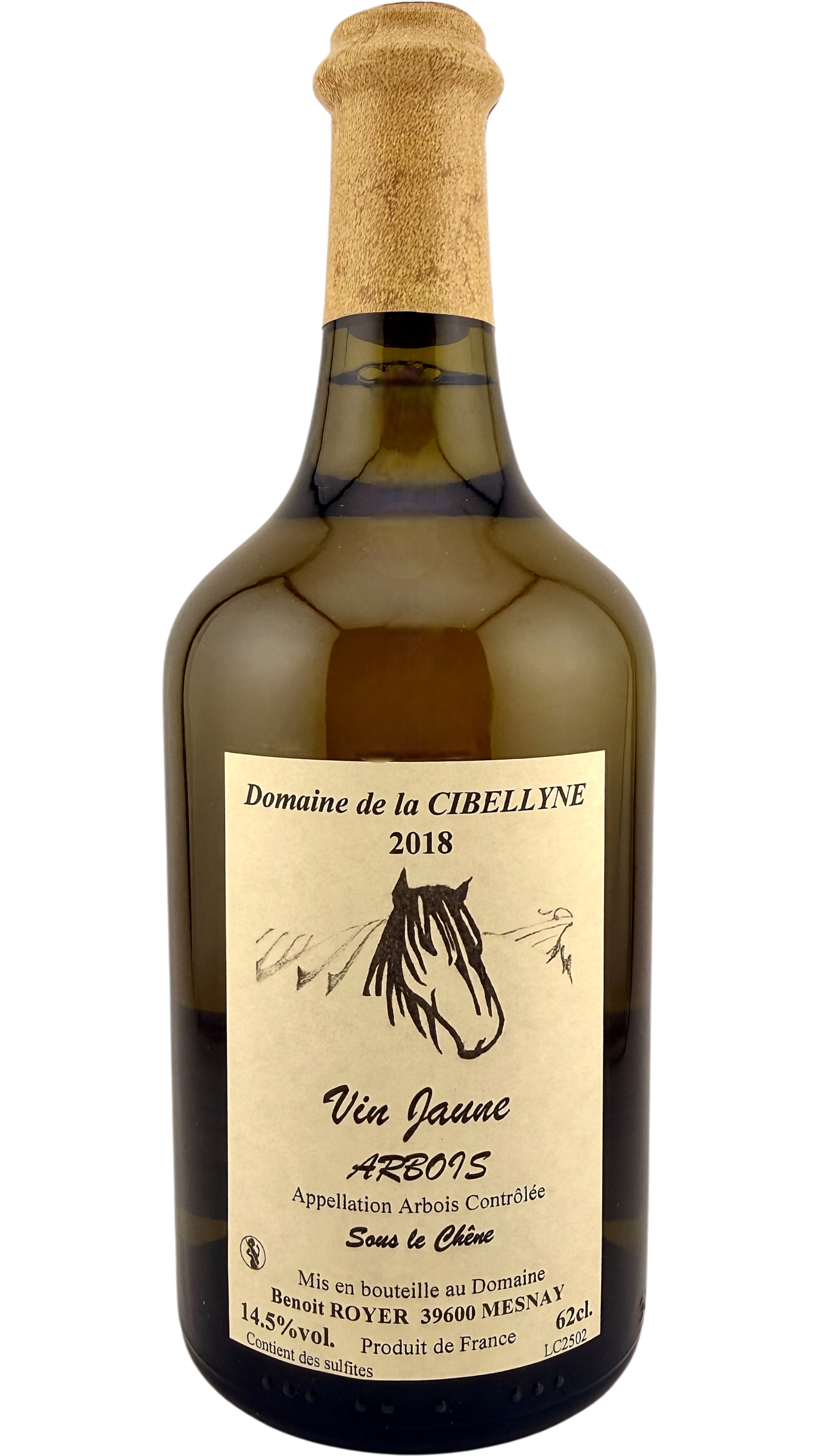 Arbois Vin jaune Domaine de la Cibellyne vin oxydatif wine jura white wine vin blanc savagnin grappe benoit royer natural wine vin naturel organic wine bio biodynamie