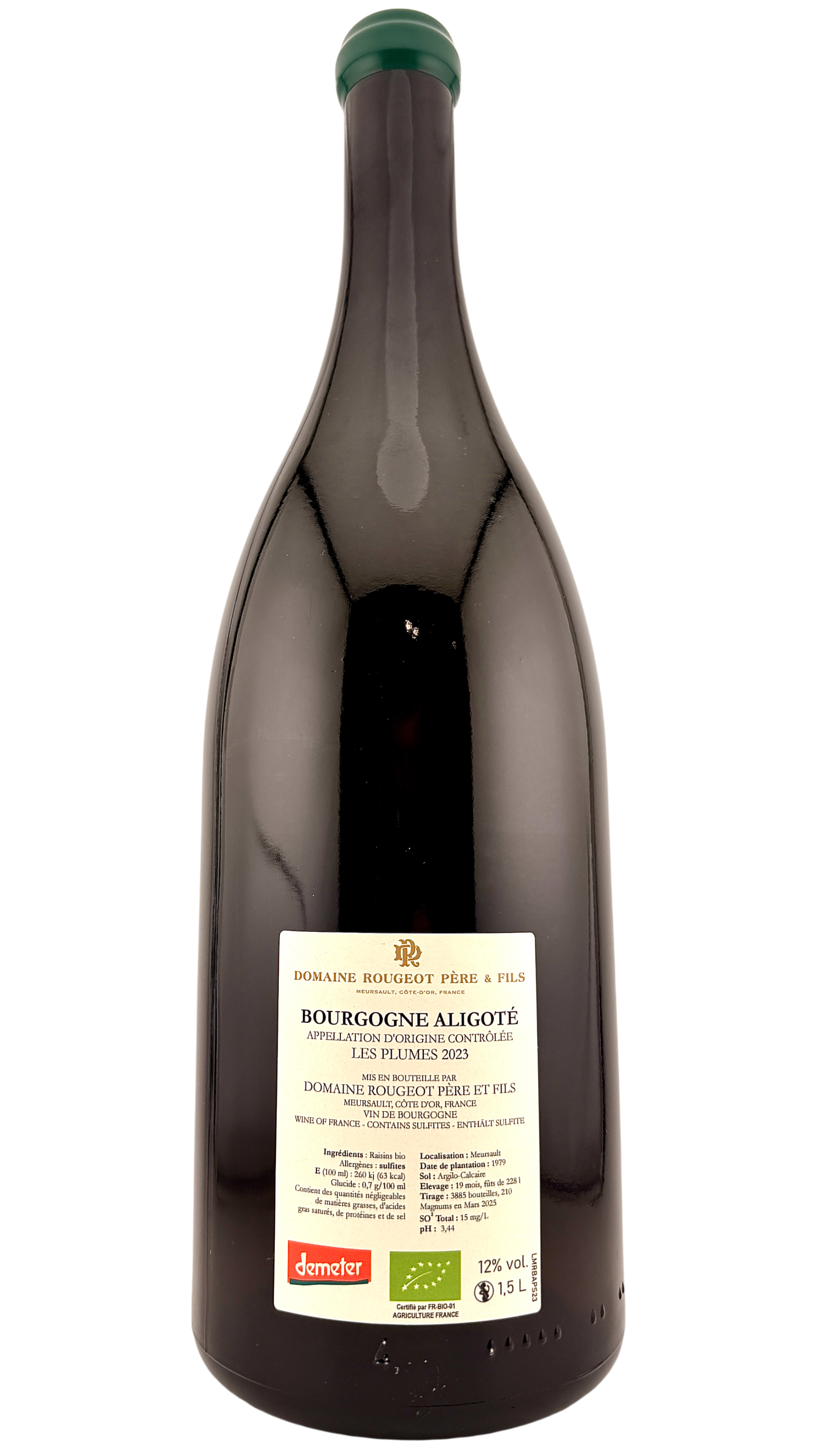 Bourgogne ALigoté Les plumes Domaine Rougeot