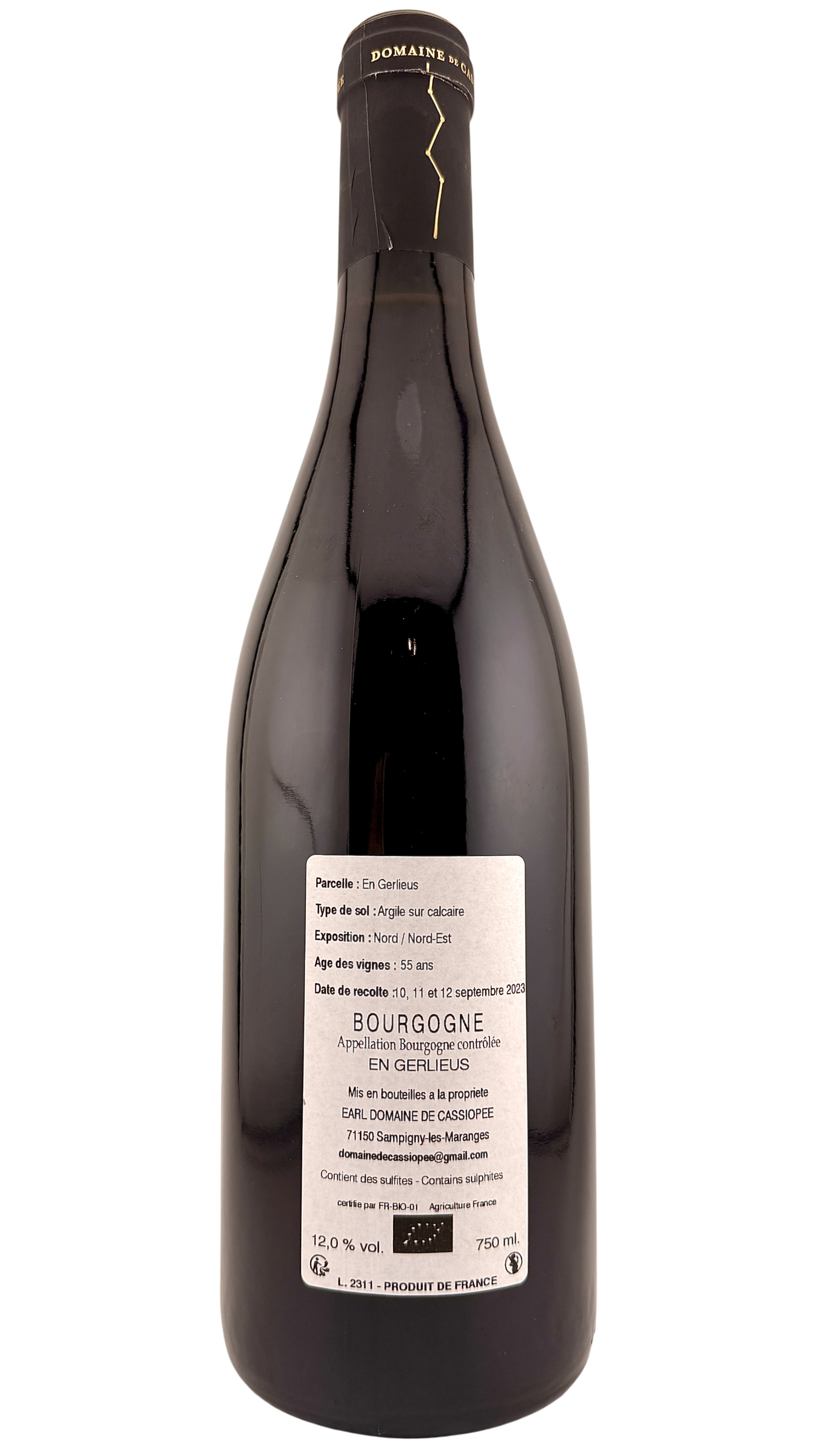 Bourgogne _En Gerlieus_ Domaine de Cassiopée