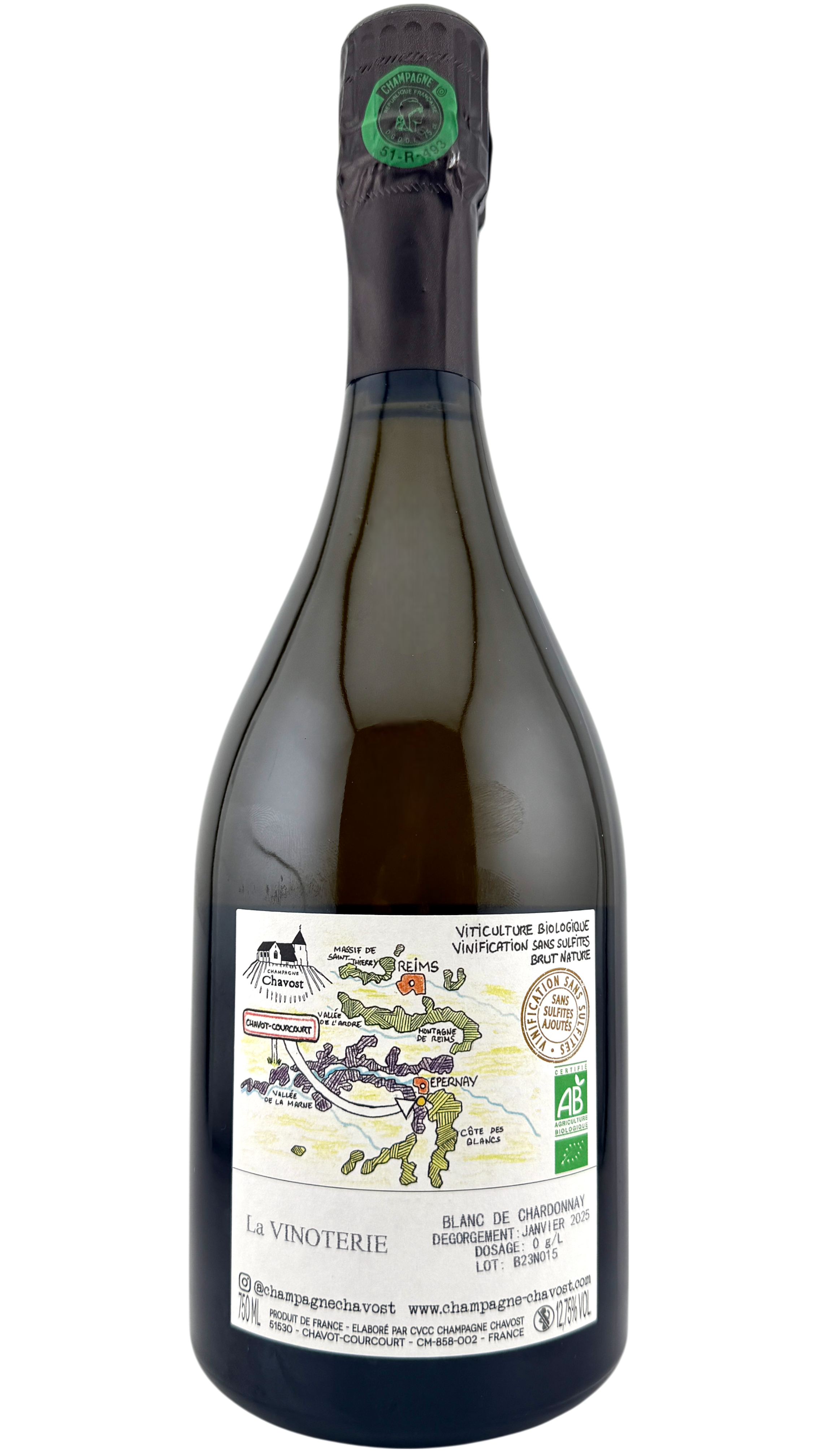 Champagne Blanc de Chardonnay Champagne Chavost