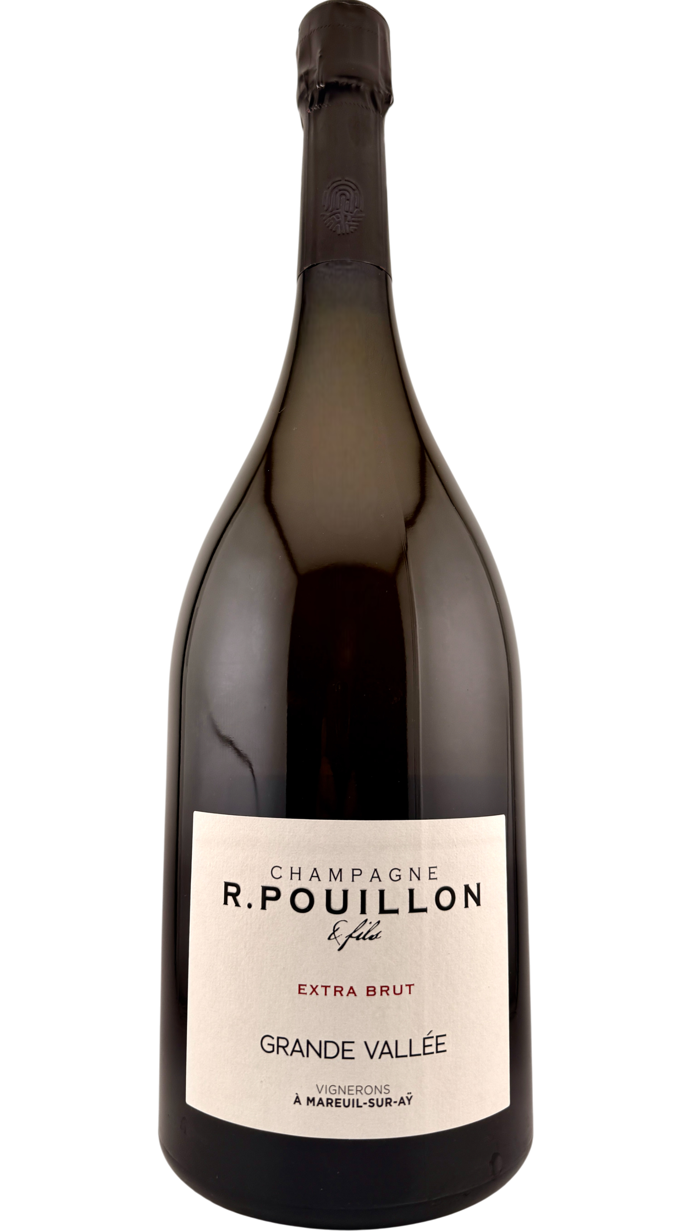 Champagne Grande Vallée R.Pouillon MAGNUM vin effervescent sparkling wine méthode pouillon montagne de reims pinot noir chardonnay pinot meunier bio biodynamie