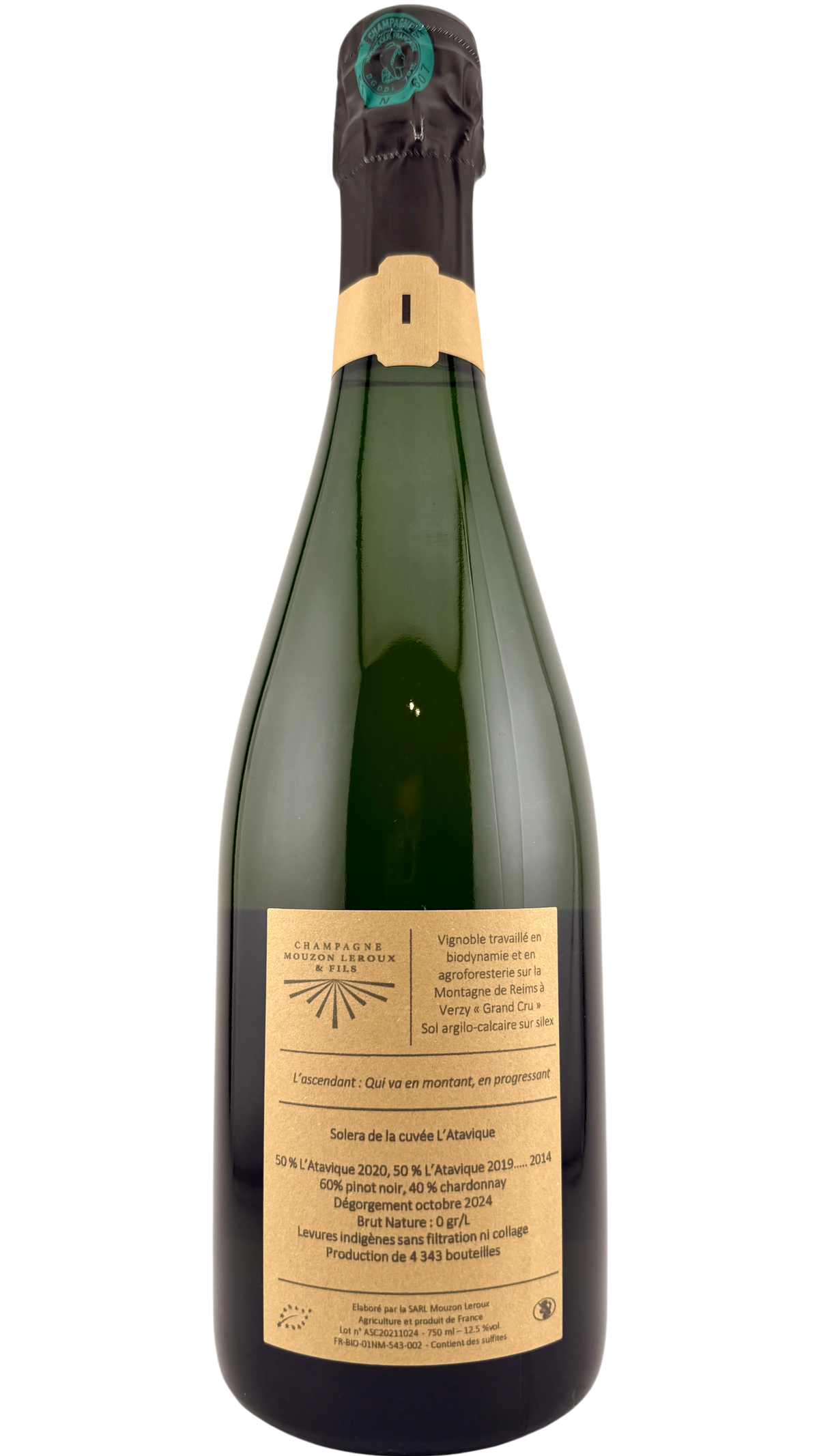 Champagne L'ascendant solera Mouzon-Leroux