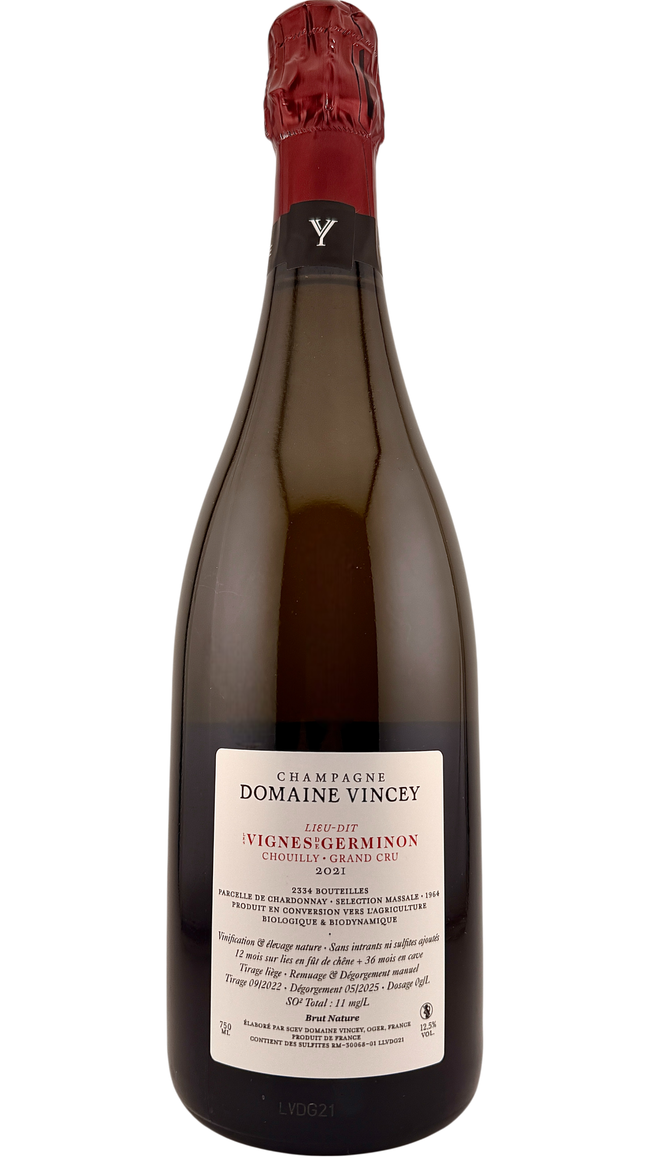Champagne Les vignes de germinon Domaine Vincey
