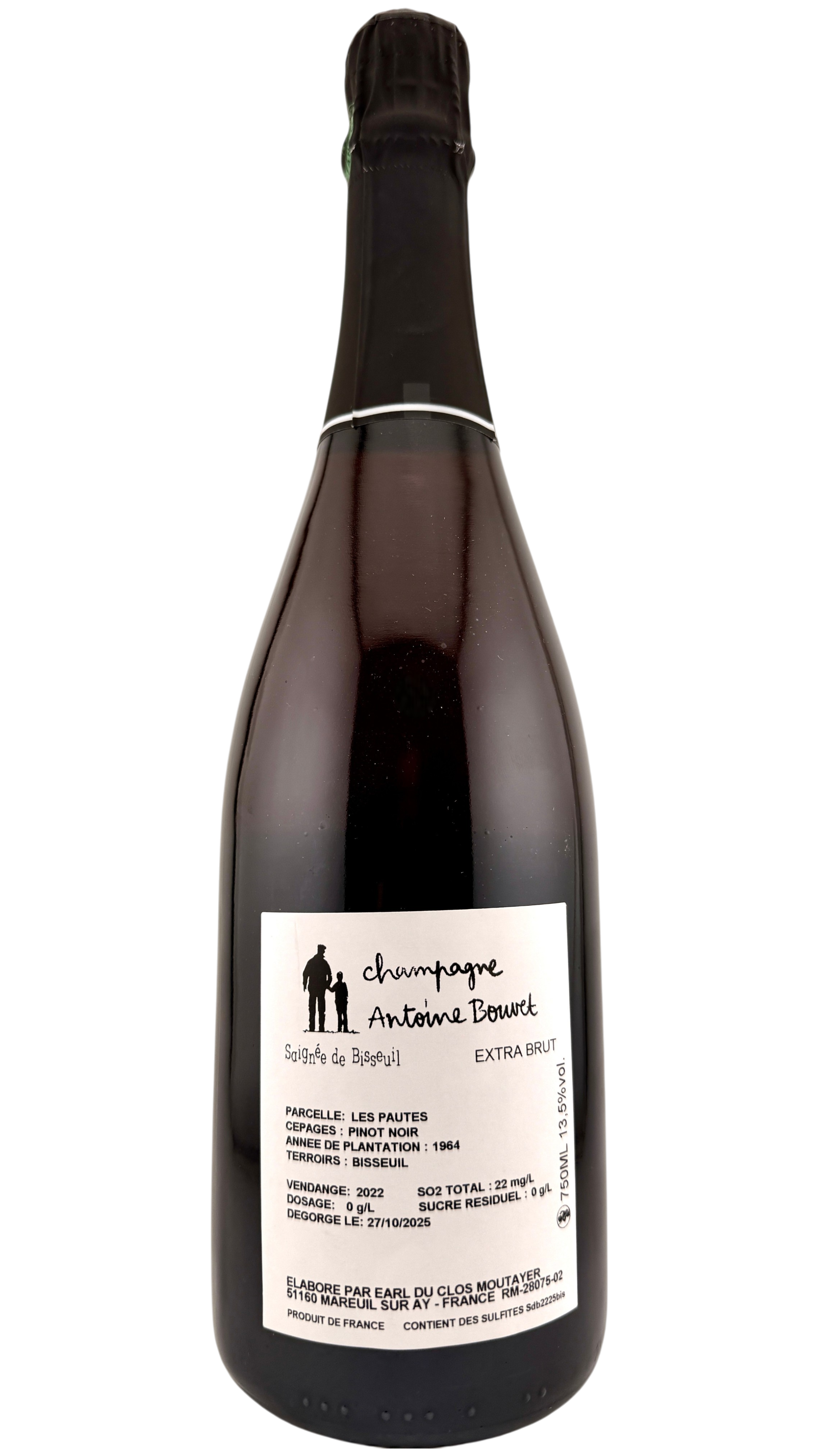 Champagne Saignée de Bisseuil Antoine Bouvet