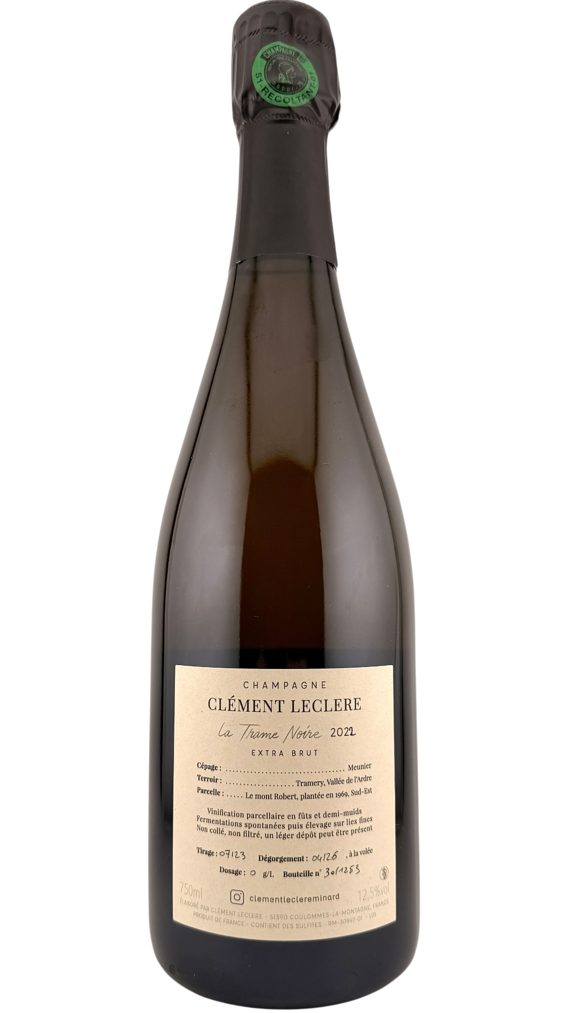 Champagne "La trame noire"
