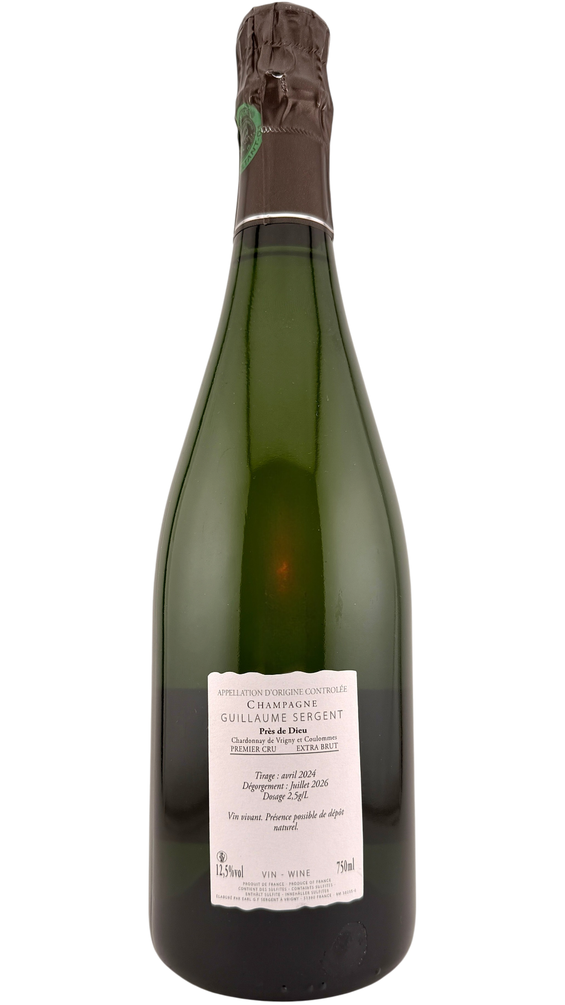 Champagne "Près de dieu"