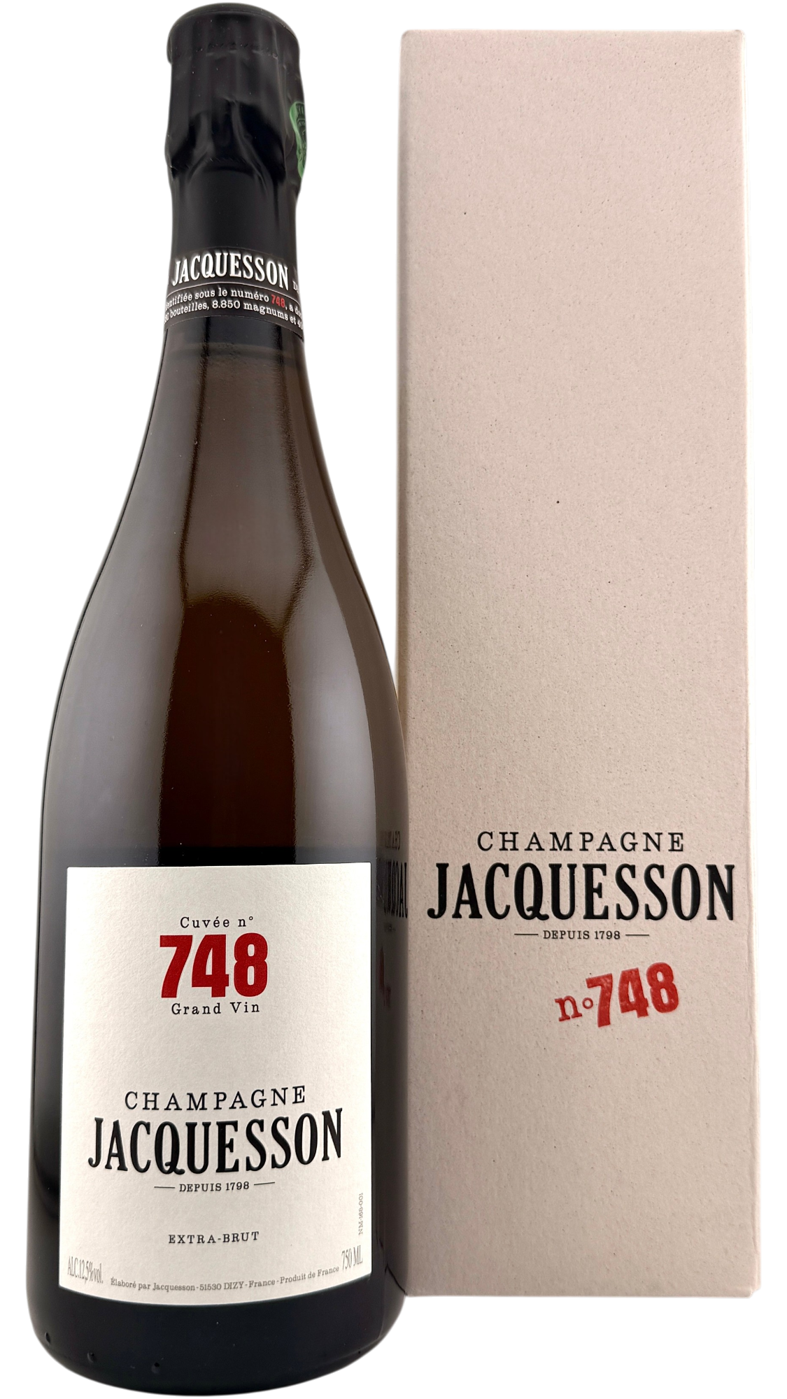 Champagne extra-brut "cuvée n°748"