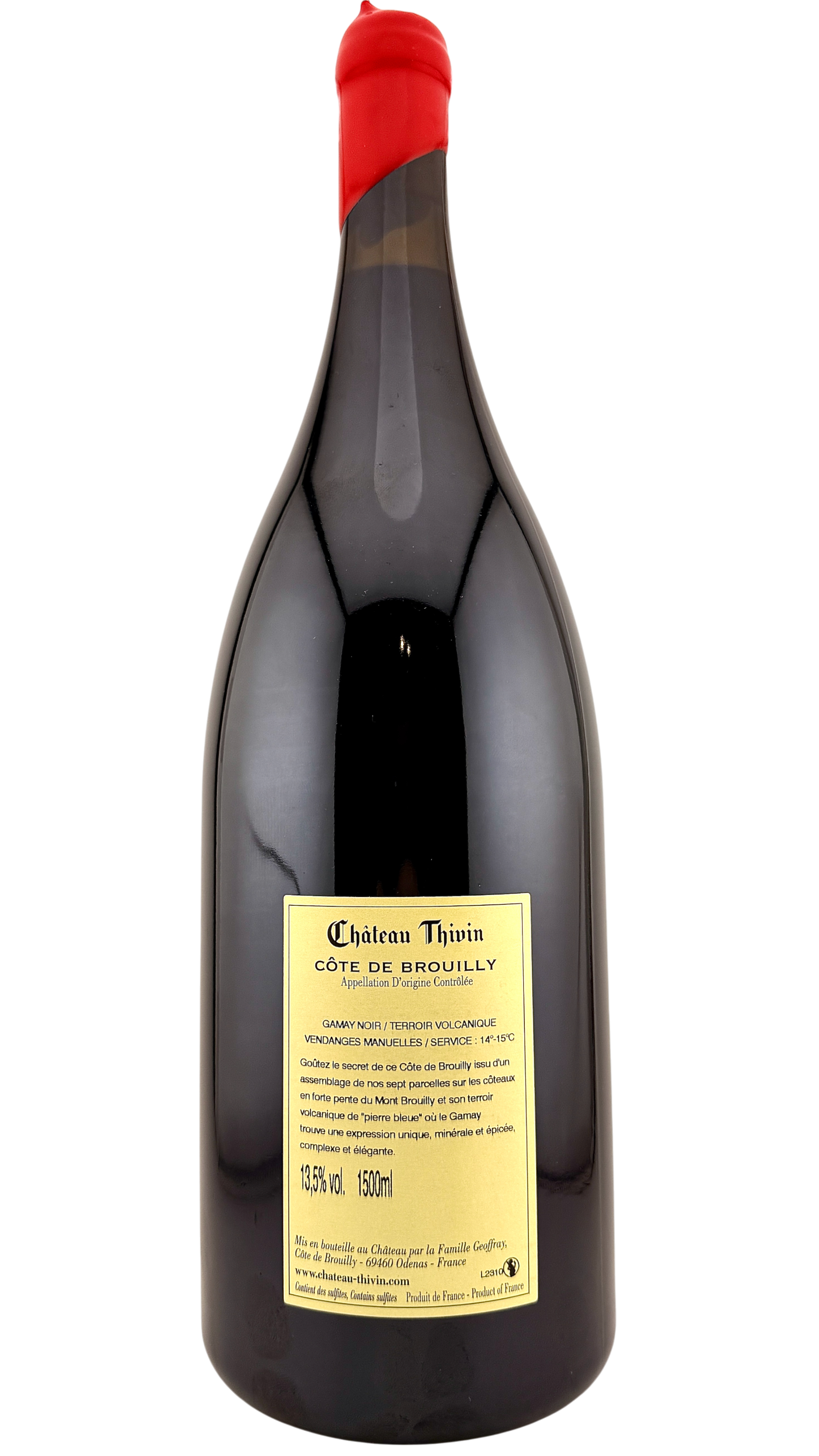 Côte de Brouilly les sept vignes Château Thivin