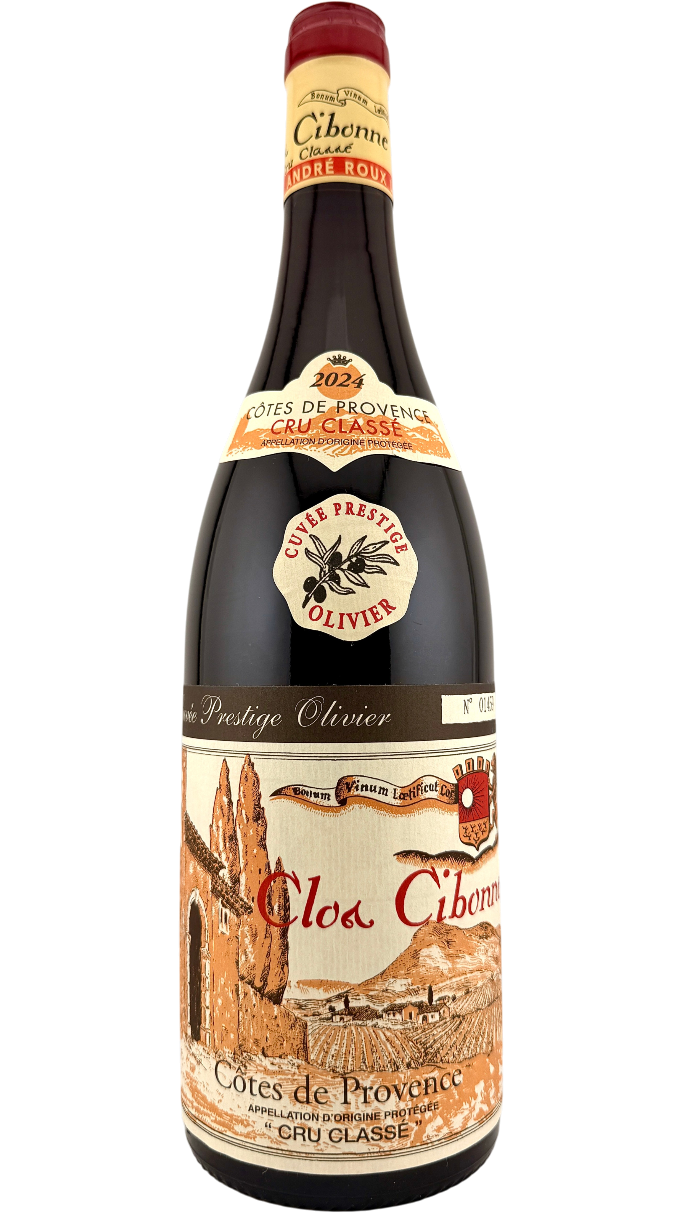 Côtes de Provence _Cuvée prestige Olivier Clos Cibonne