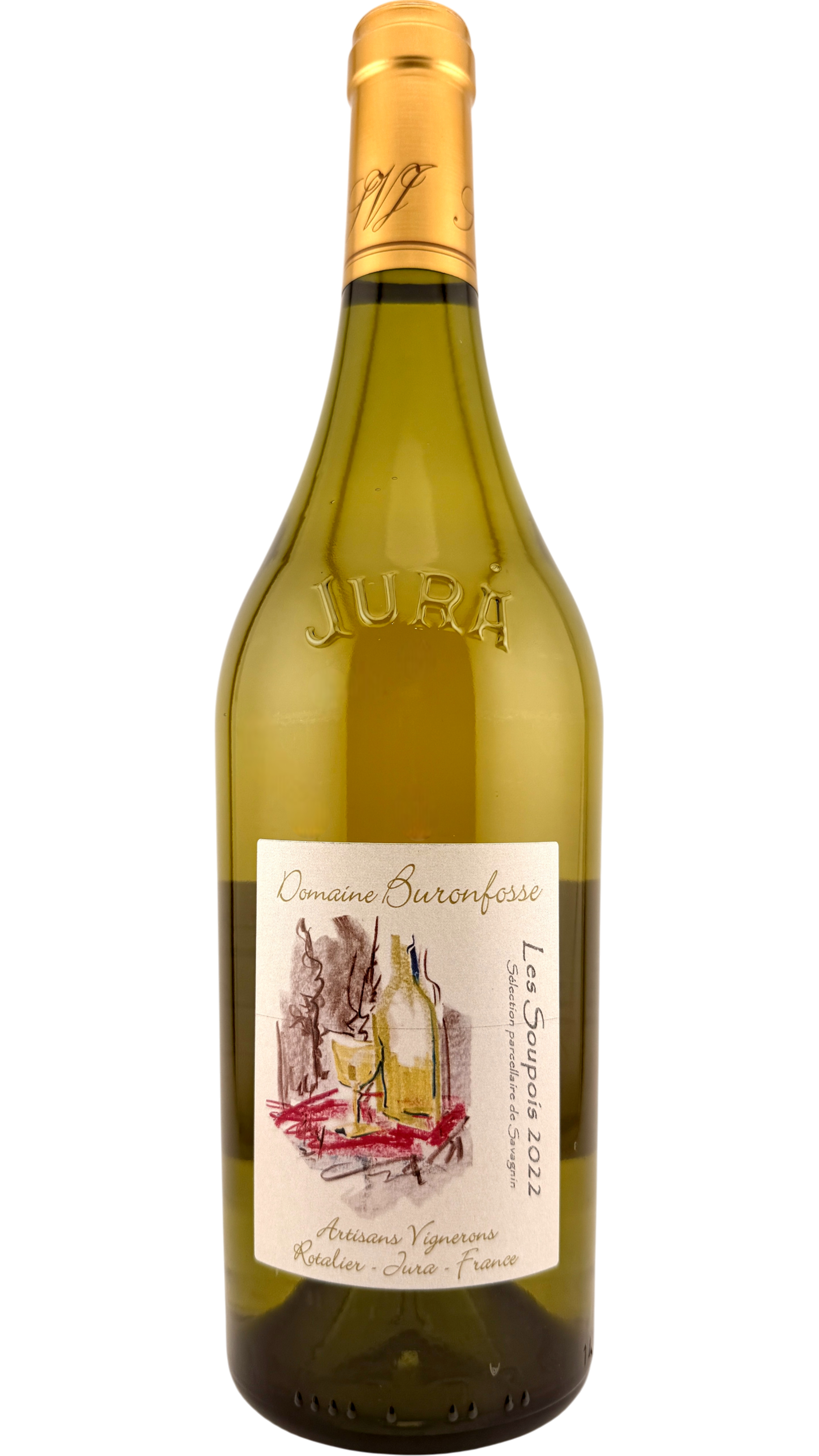 Côtes du Jura Les Soupois Buronfosse vin du jura jura wine organic bio biodynamie natural wine vin naturel jean pascal buronfosse savagnin parcellaire vin blanc white wine