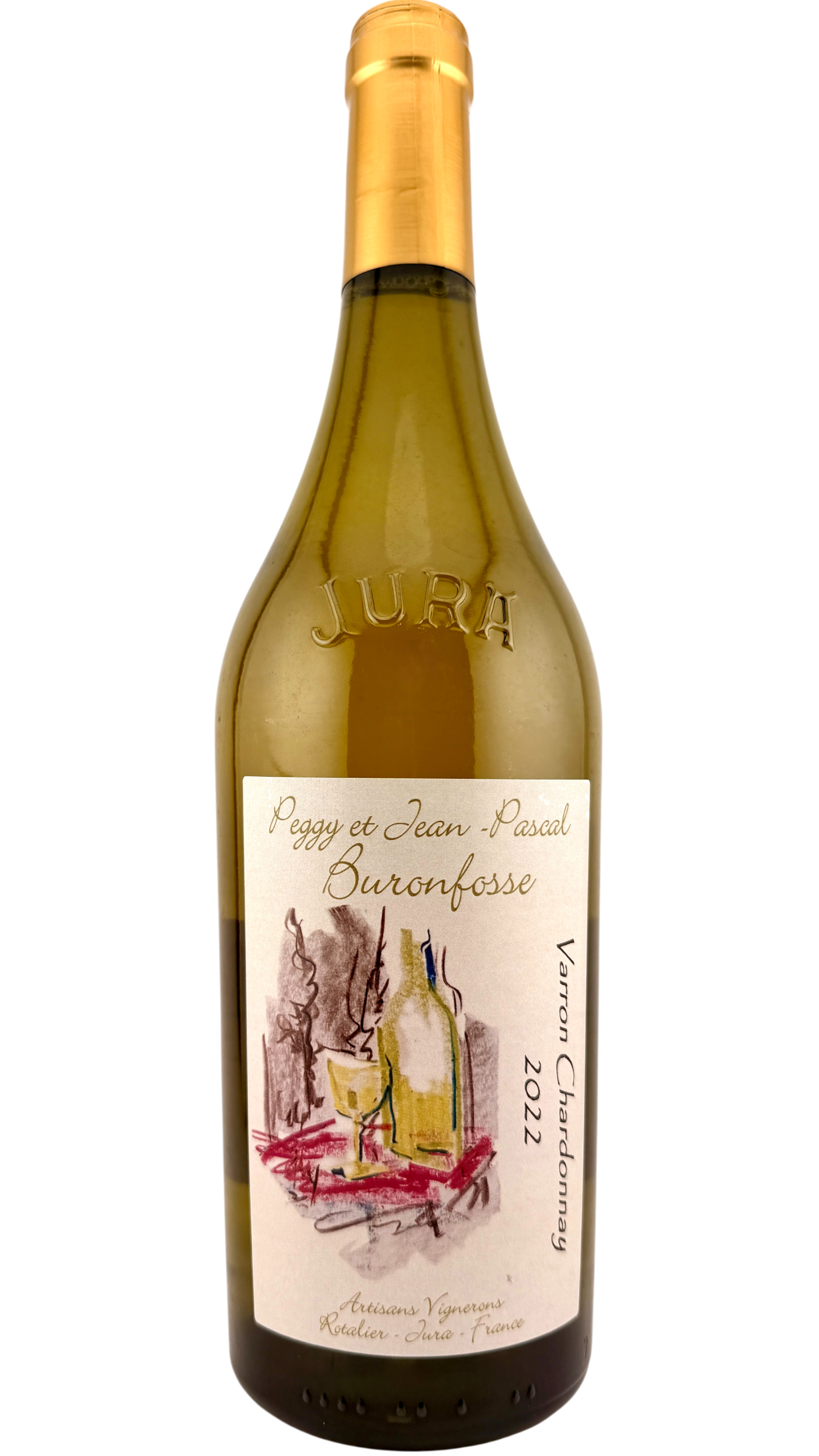 Côtes du Jura Varron Chardonnay Buronfosse vin du jura jura wine organic bio biodynamie natural wine vin naturel jean pascal buronfosse vin blanc chardonnay rotalier white wine