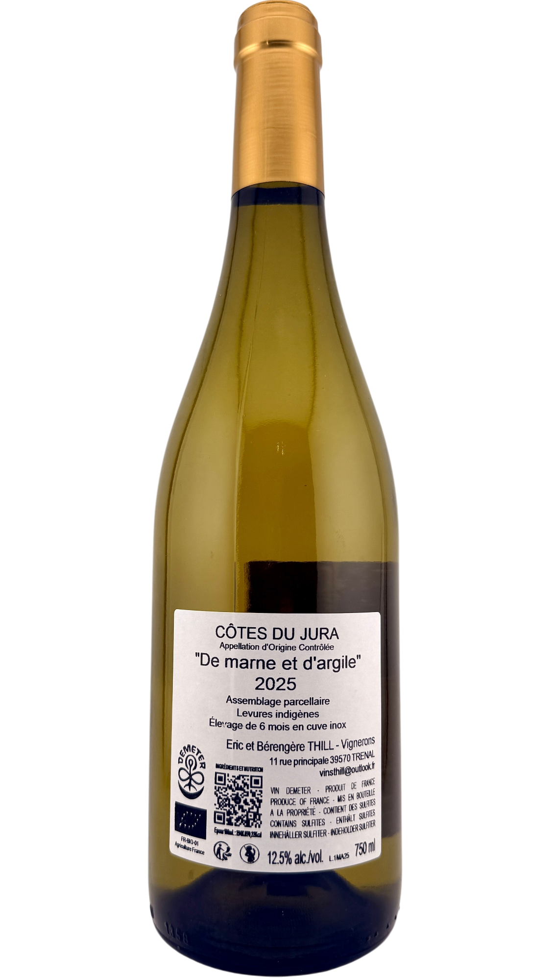 Côtes du Jura "De marne et d'argile"