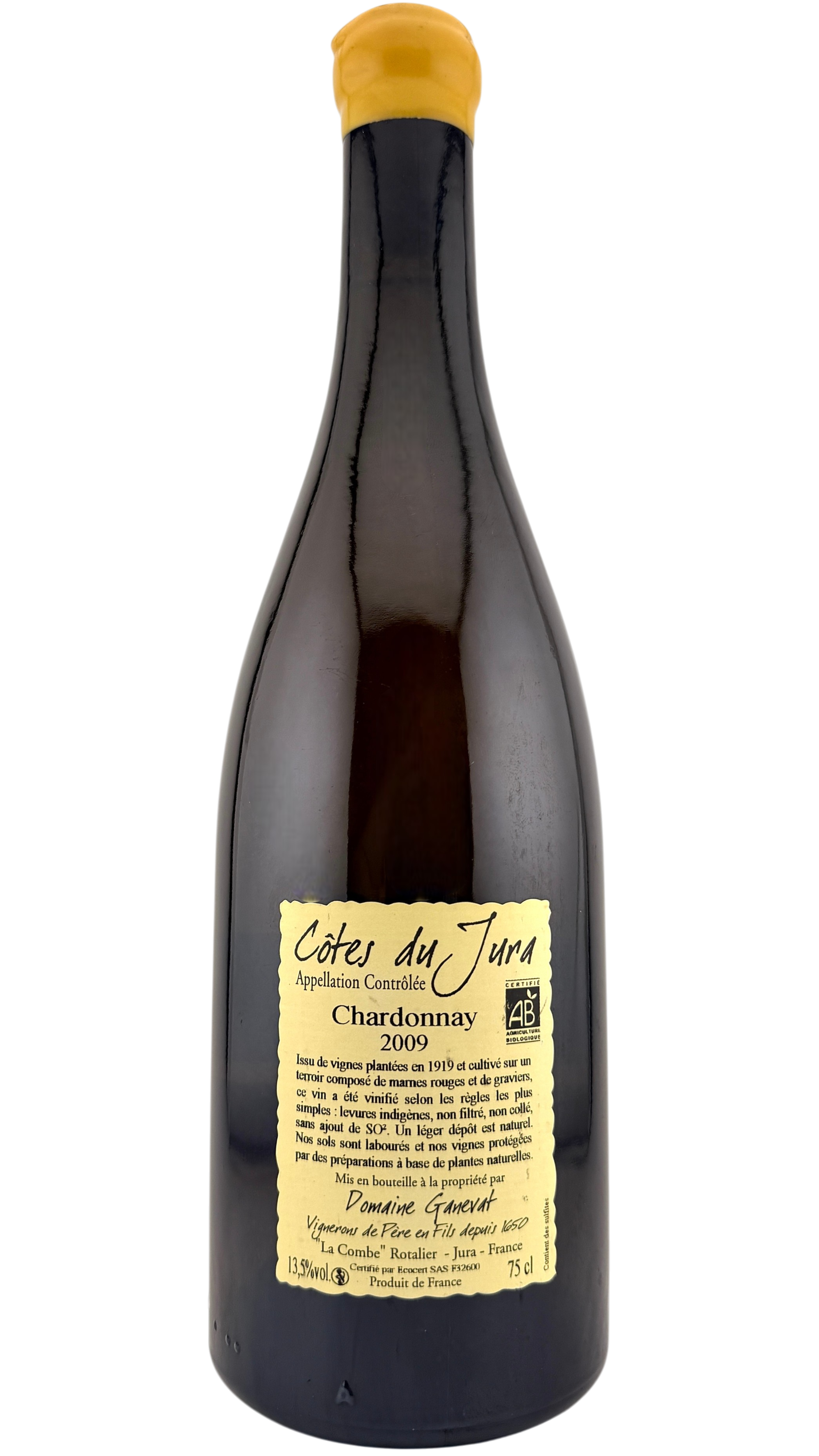 Côtes du jura les grandes teppes domaine ganevat