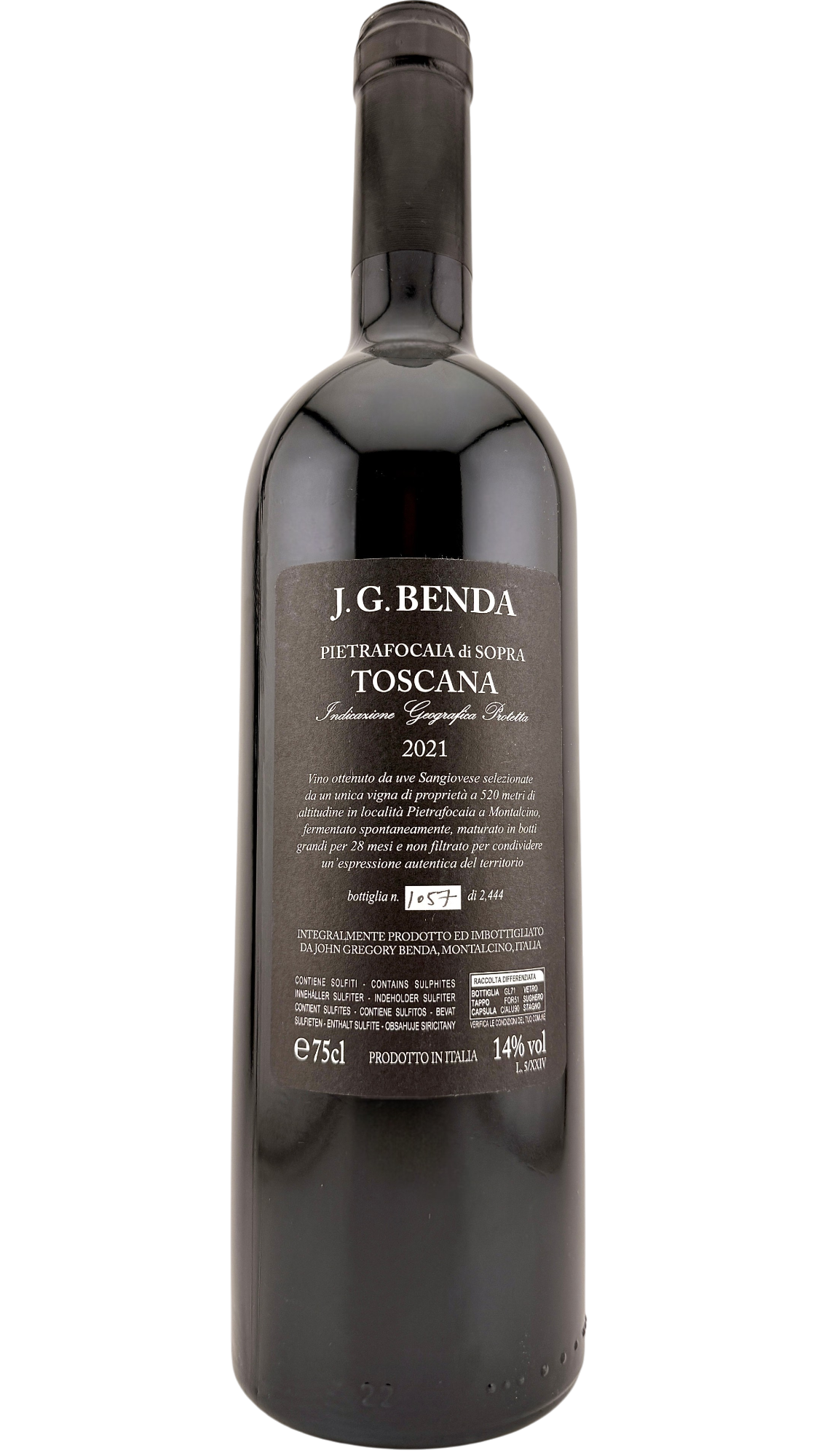 IGT Pietrafocaia di Sopra, J.G Benda
