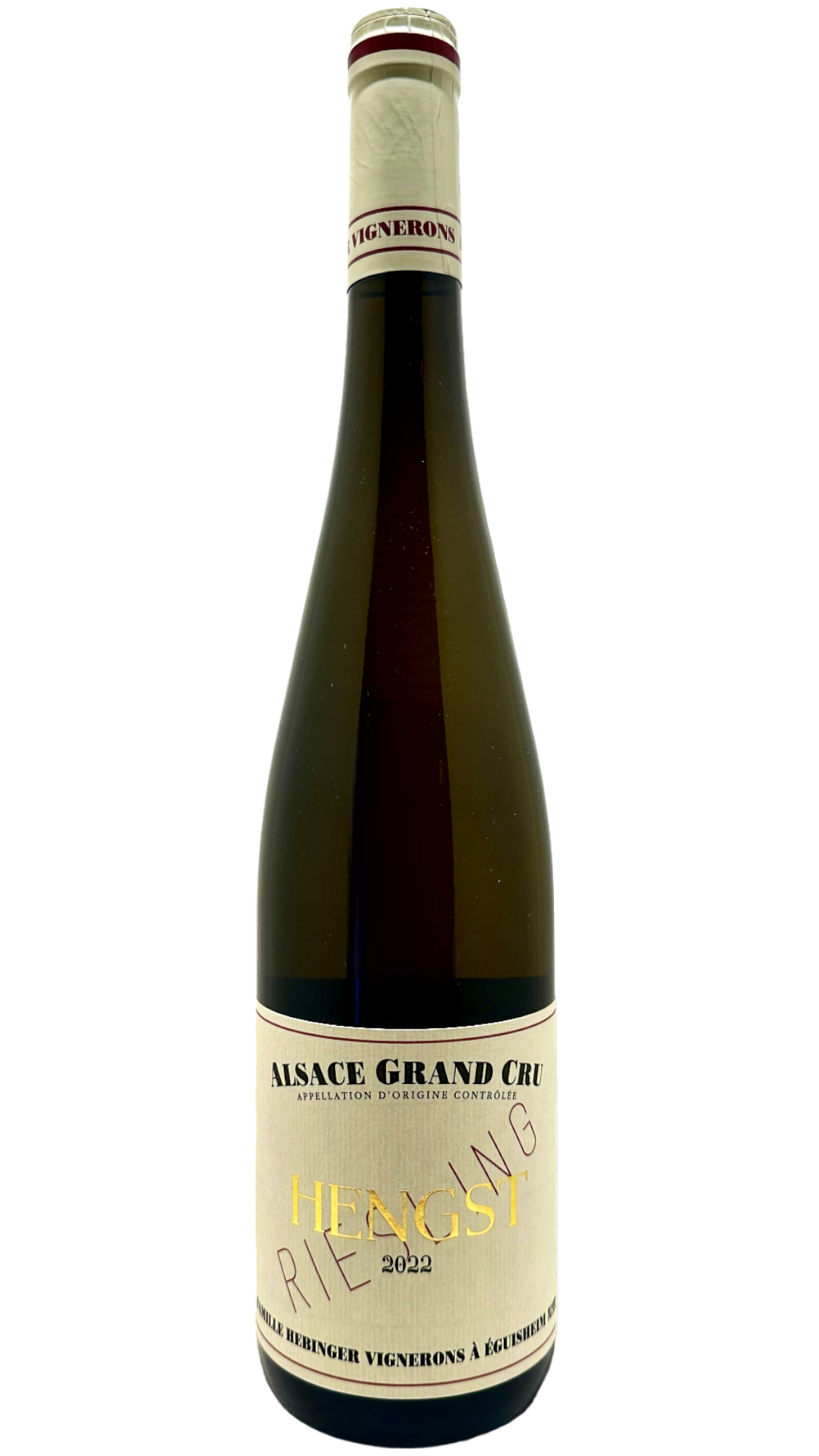 Riesling Grand cru Hengst Domaine Hebinger.