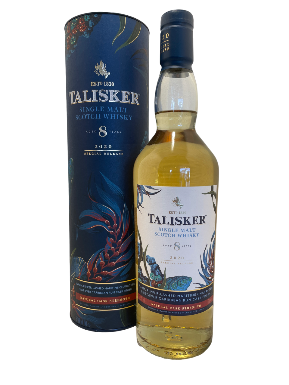 single malt scotch whisky skye spirit spiritueux scottisch talisker 8 years old cask strength special release 2020