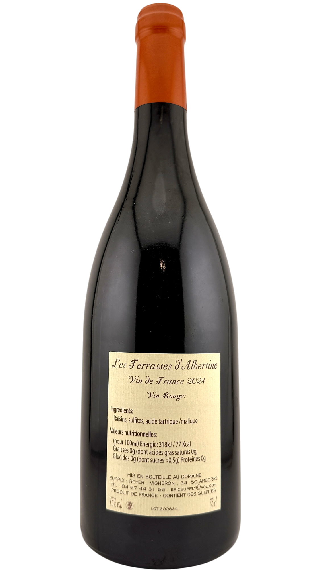 Vin de France "Les terrasses d'Albertine"