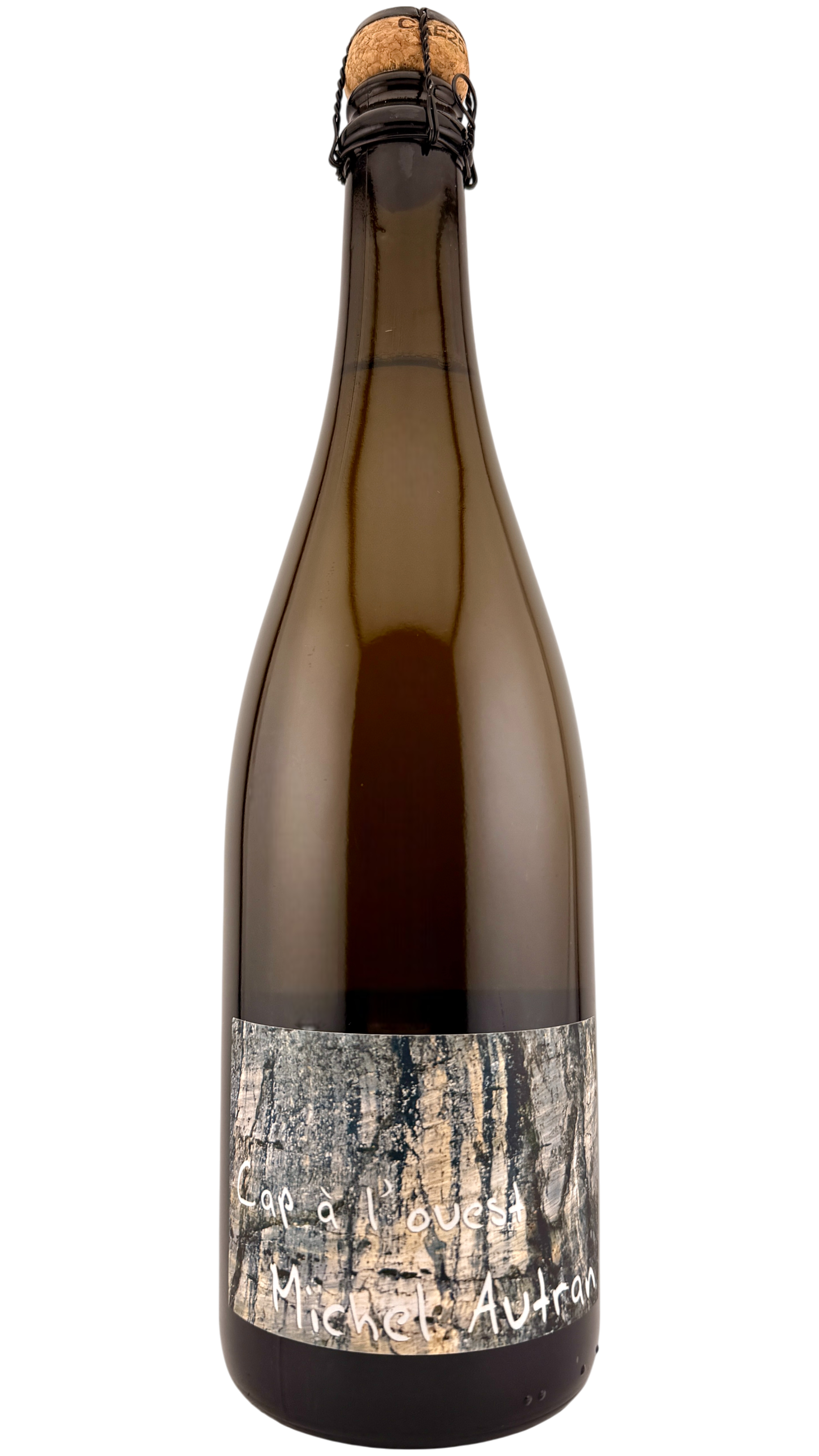 Vin de France Cap à l'ouest Michel Autran vin effervescent de la vallée de la loire sparkling white wine from loire valley made of chenin natural wine vin naturel organic bio biodynamie vouvray