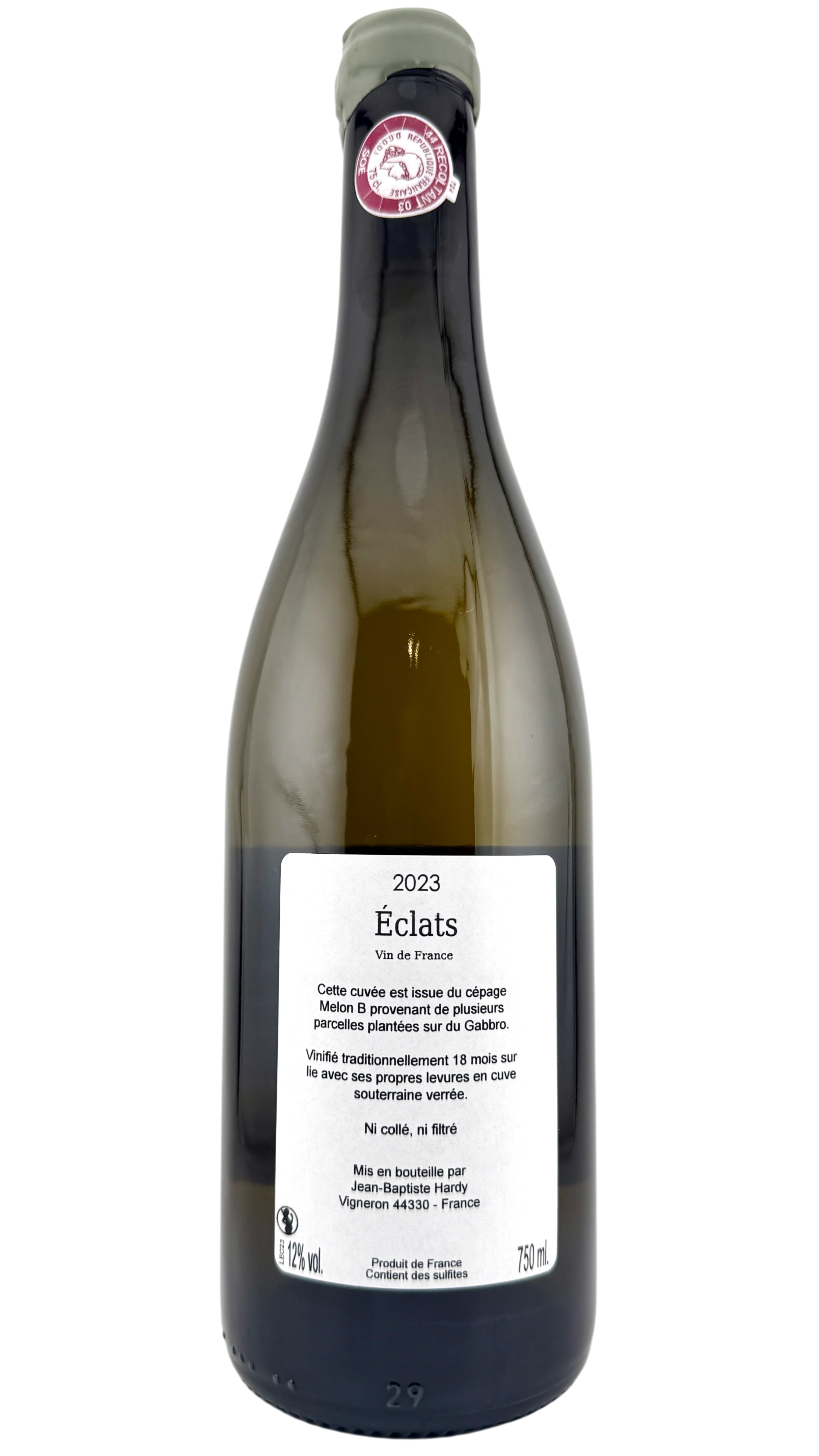 Vin de France Eclats Jean Baptiste Hardy