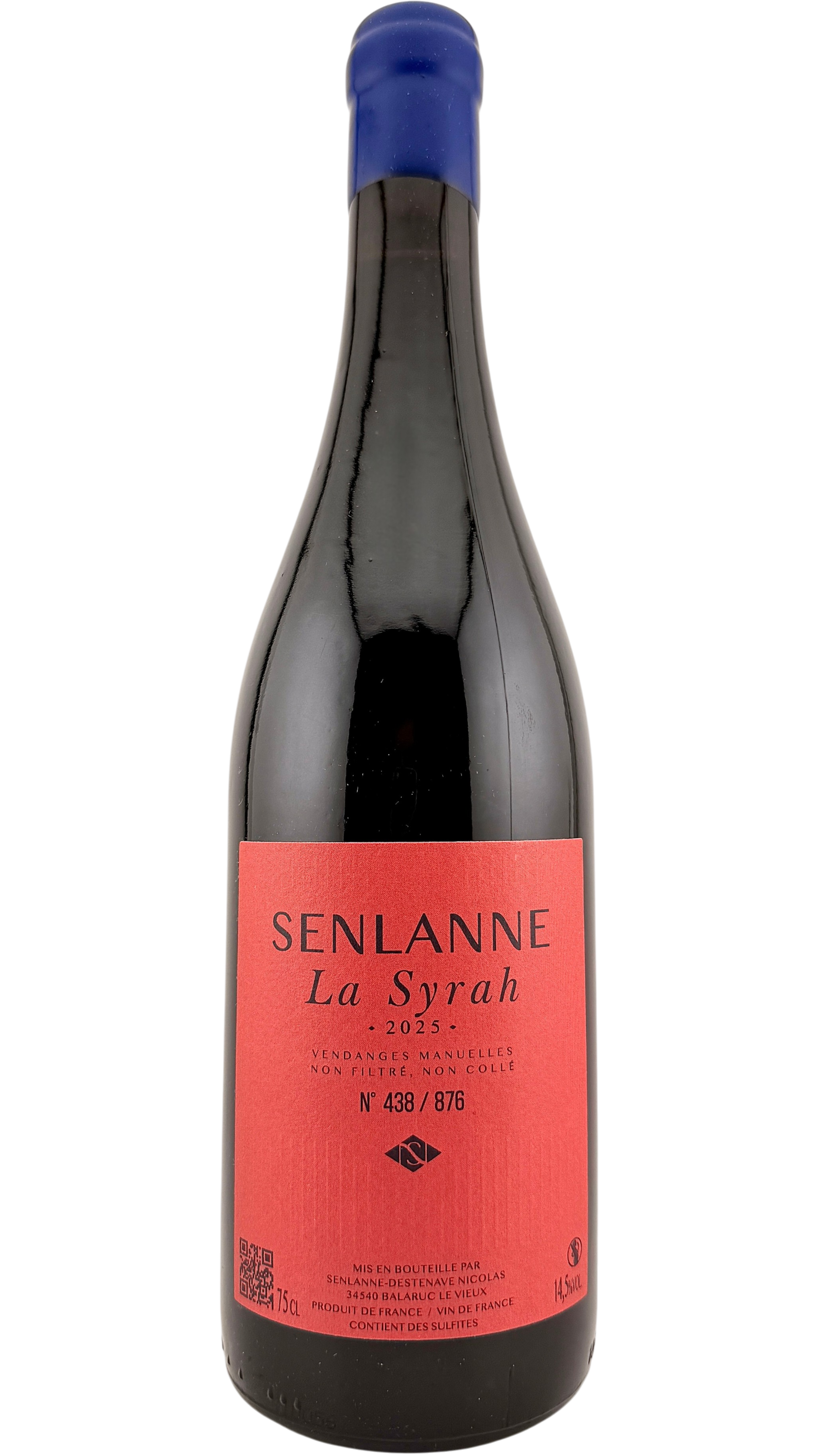 Vin de France La Syrah Domaine Senlanne