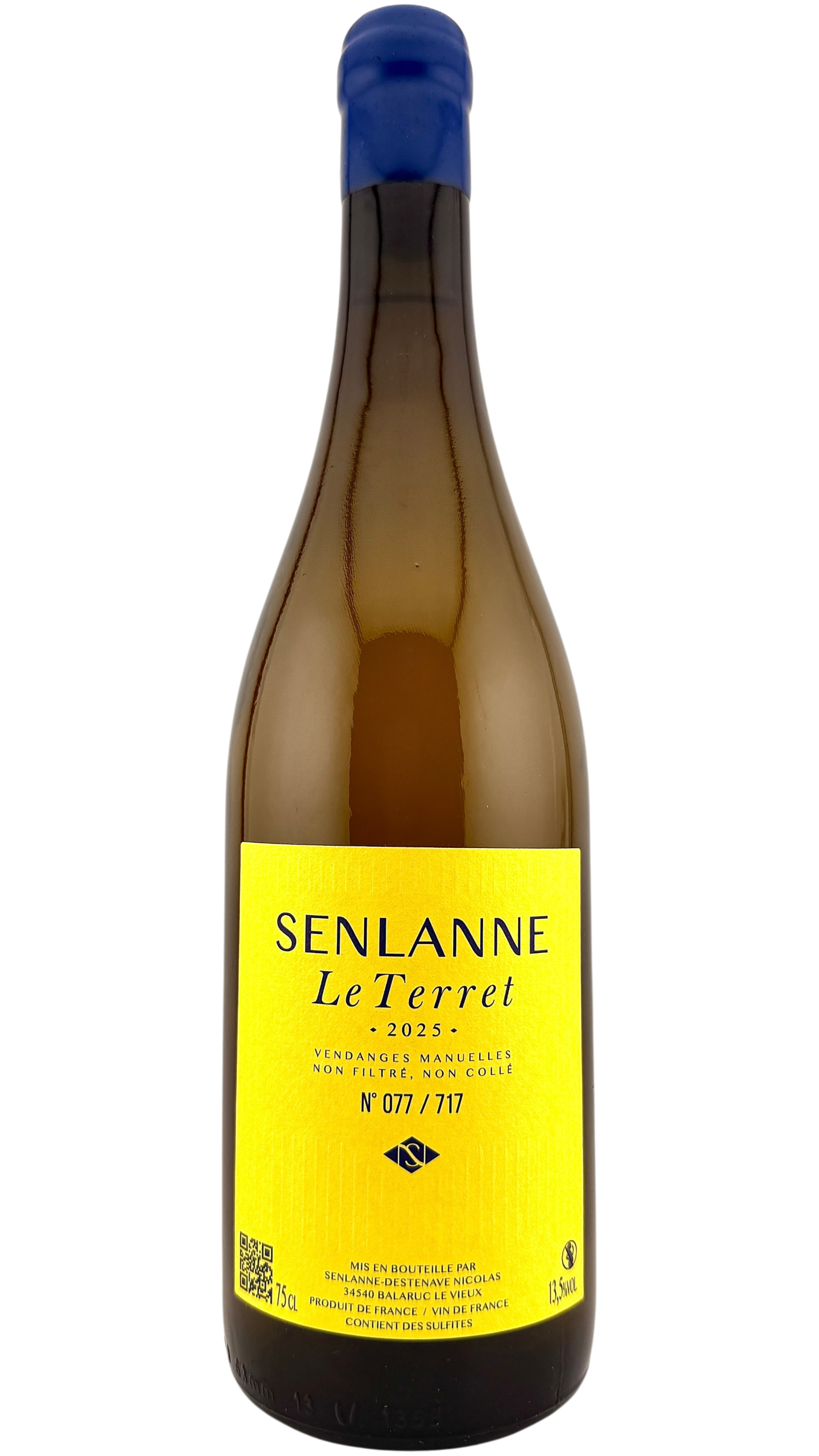 Vin de France Le Terret Domaine Senlanne