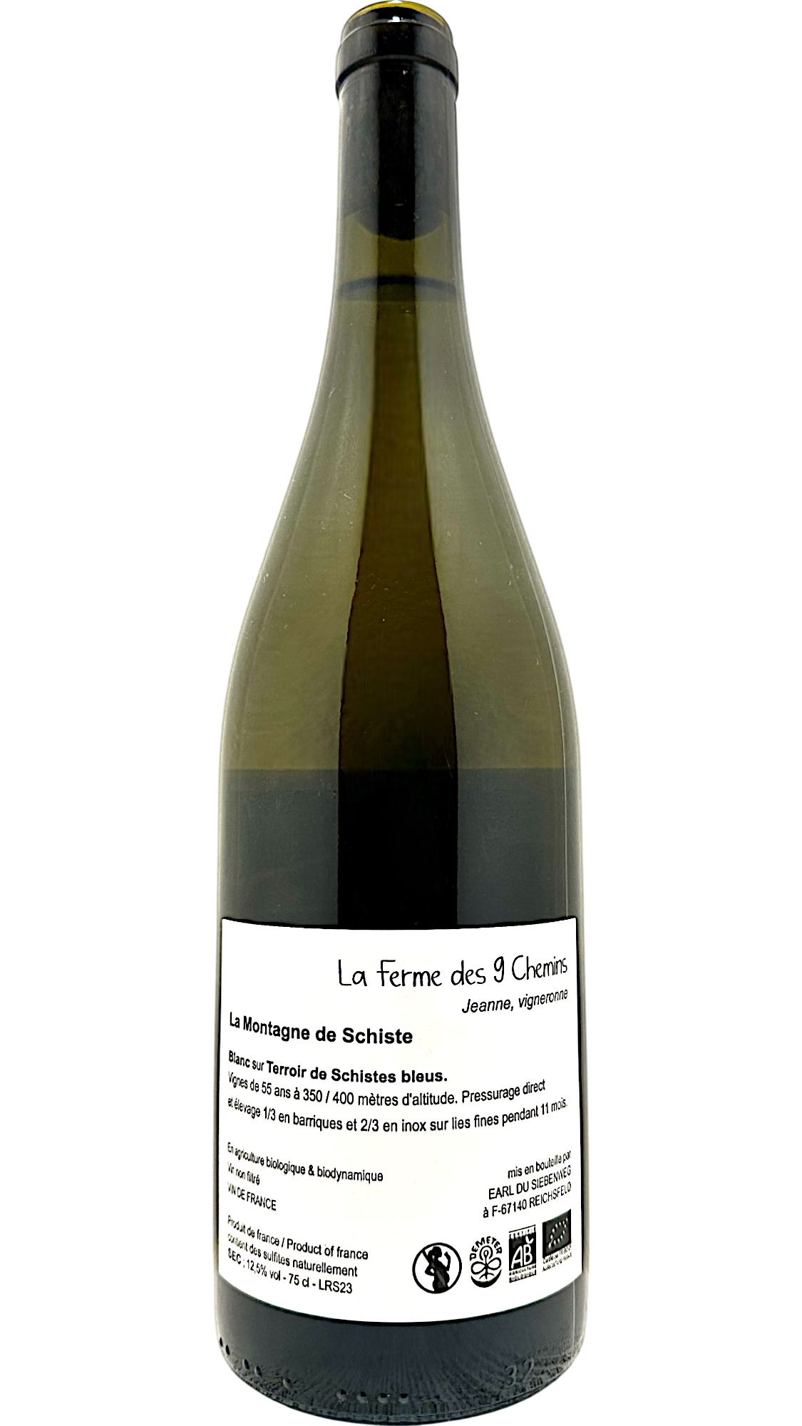 Vin de France "La montagne de schiste"