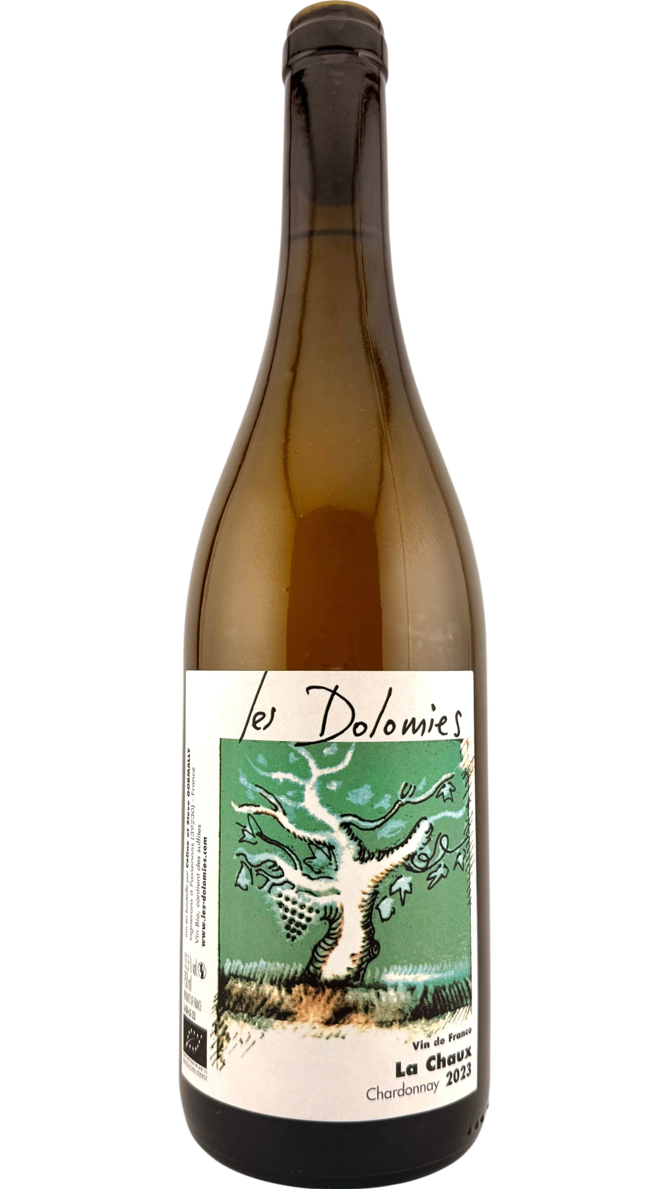 Vin de france chardonnay La Chaux Les dolomies