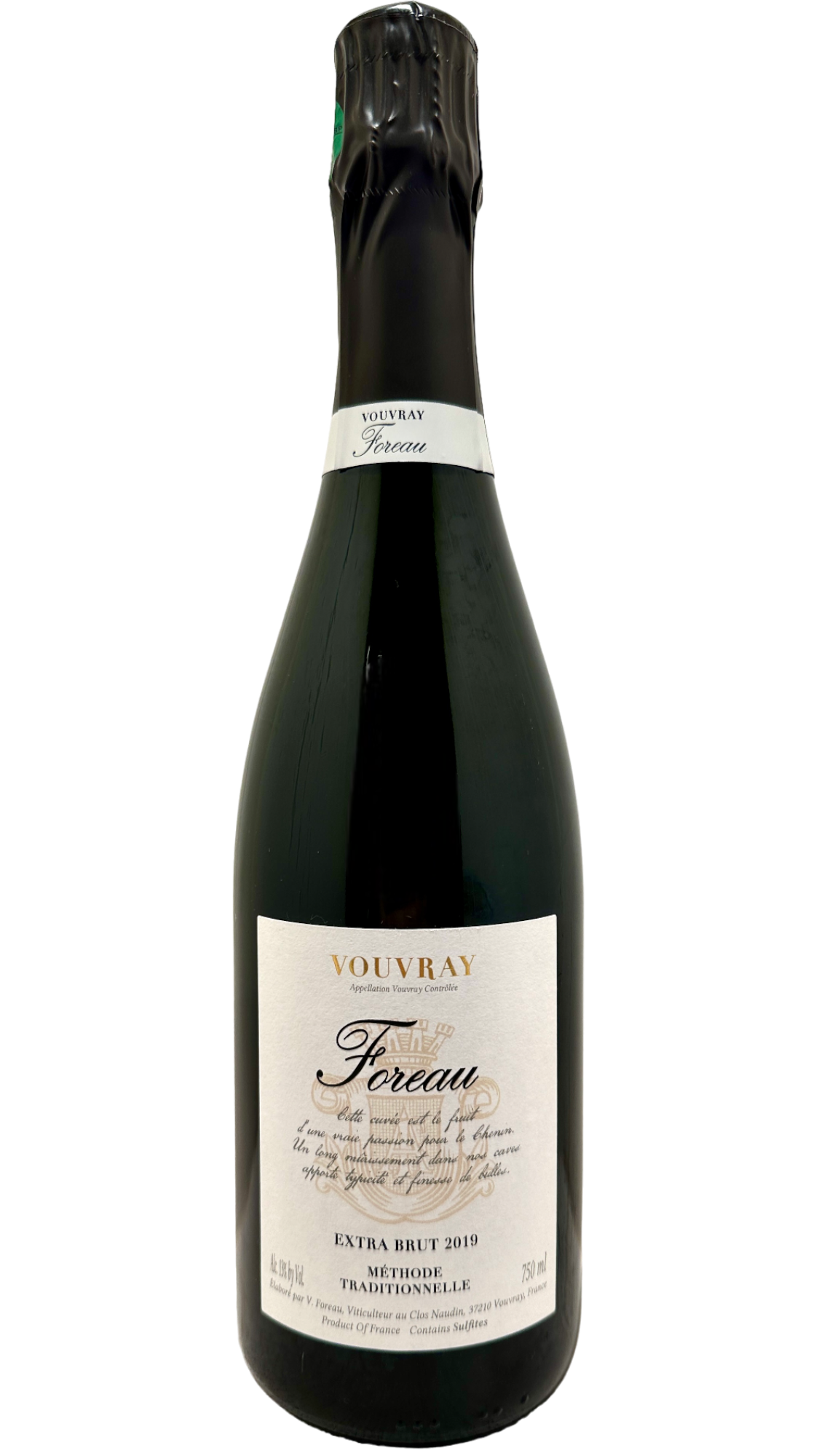 Vouvray extra Brut 2019 Clos Naudin Domaine Foreau