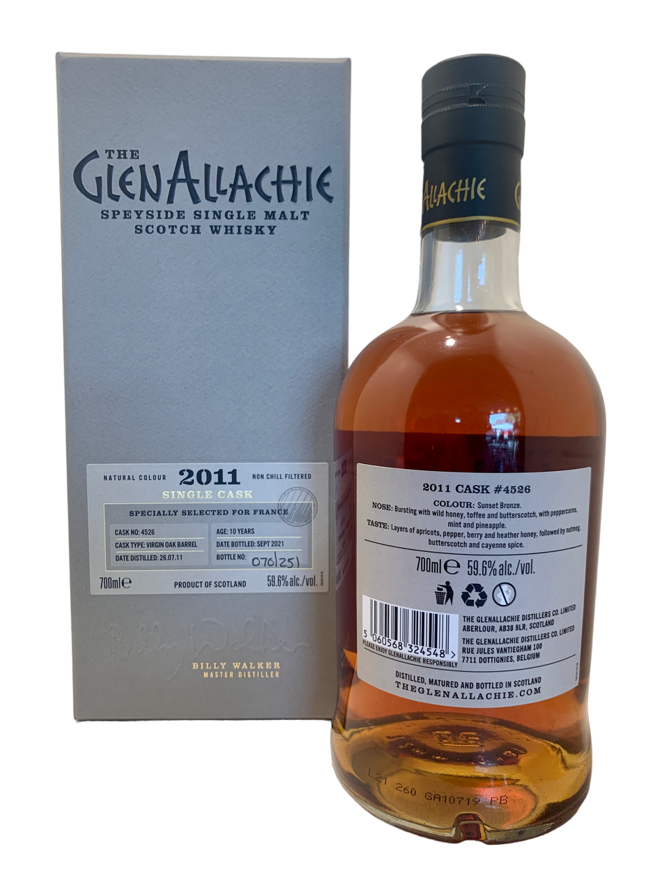Glenallachie 10 ans "Single Virgin Oak Cask" 2011