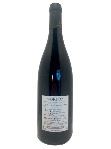vin de la vallée du rhône septentrionale rhone valley wine organic bio bio dynamique natural naturel nature syrah vin rouge red wine franck balthazar cornas casimir balthazar