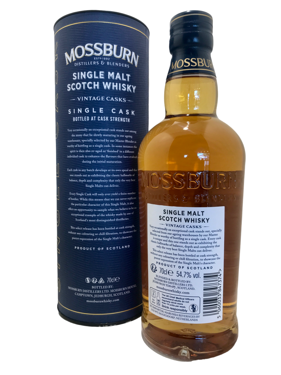Mossburn "Springbank 1999" vintage casks 22 ans