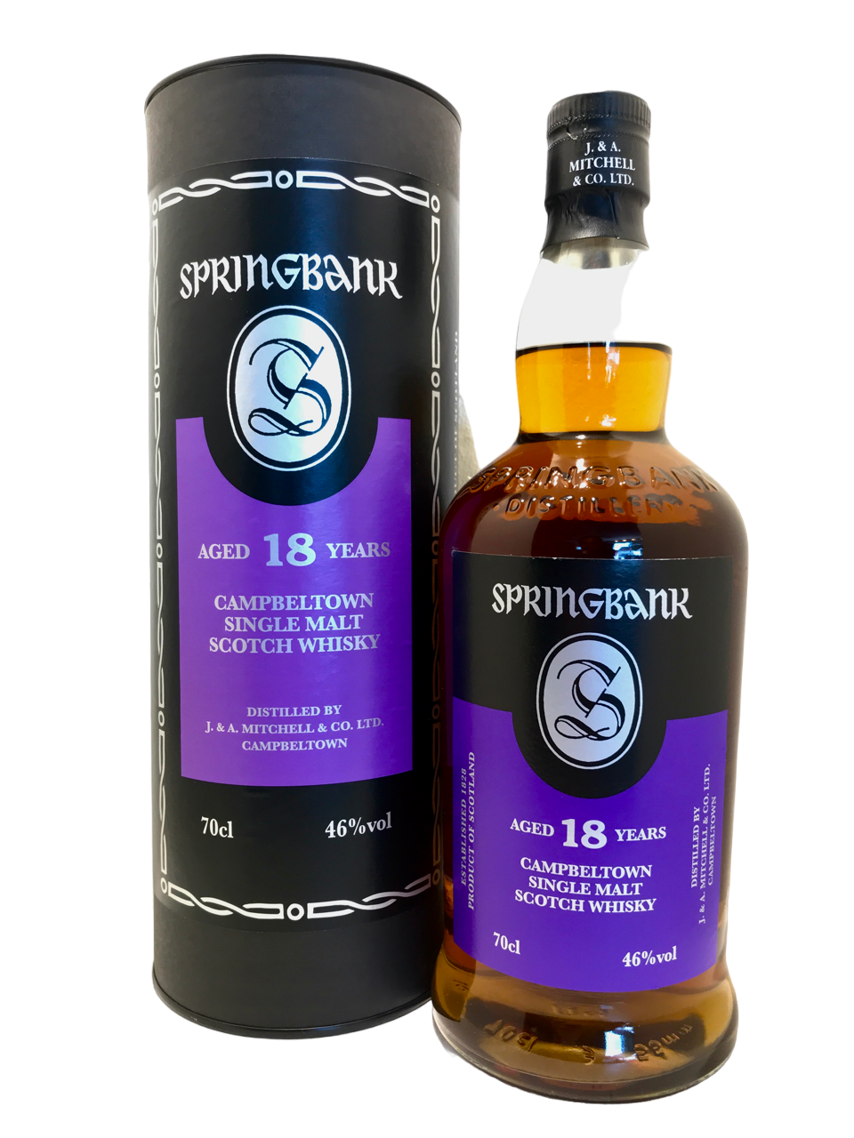 whisky ecosse hazelburn springbank campbeltown tourbé peated single malt scotch whisky 18 years old
