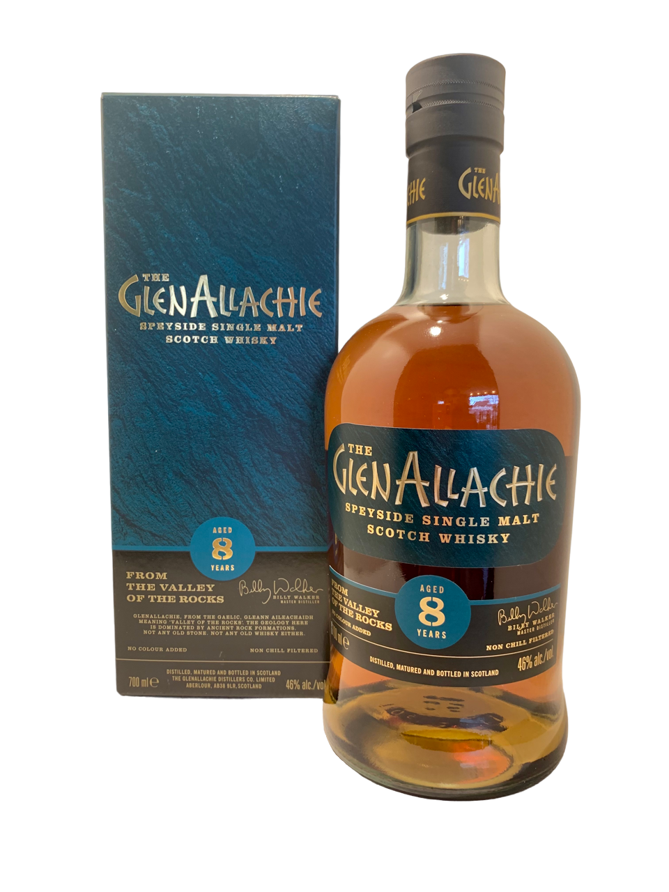 scotch whisky single malt écosse scotish spiritueux spirit speyside billy walker the glenallachie 8 years old