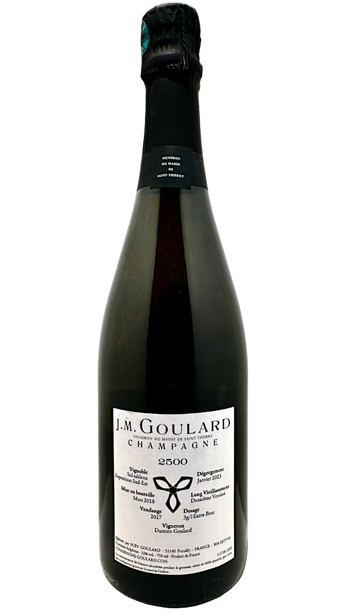 2500 Long vieillissement JM Goulard Champagne