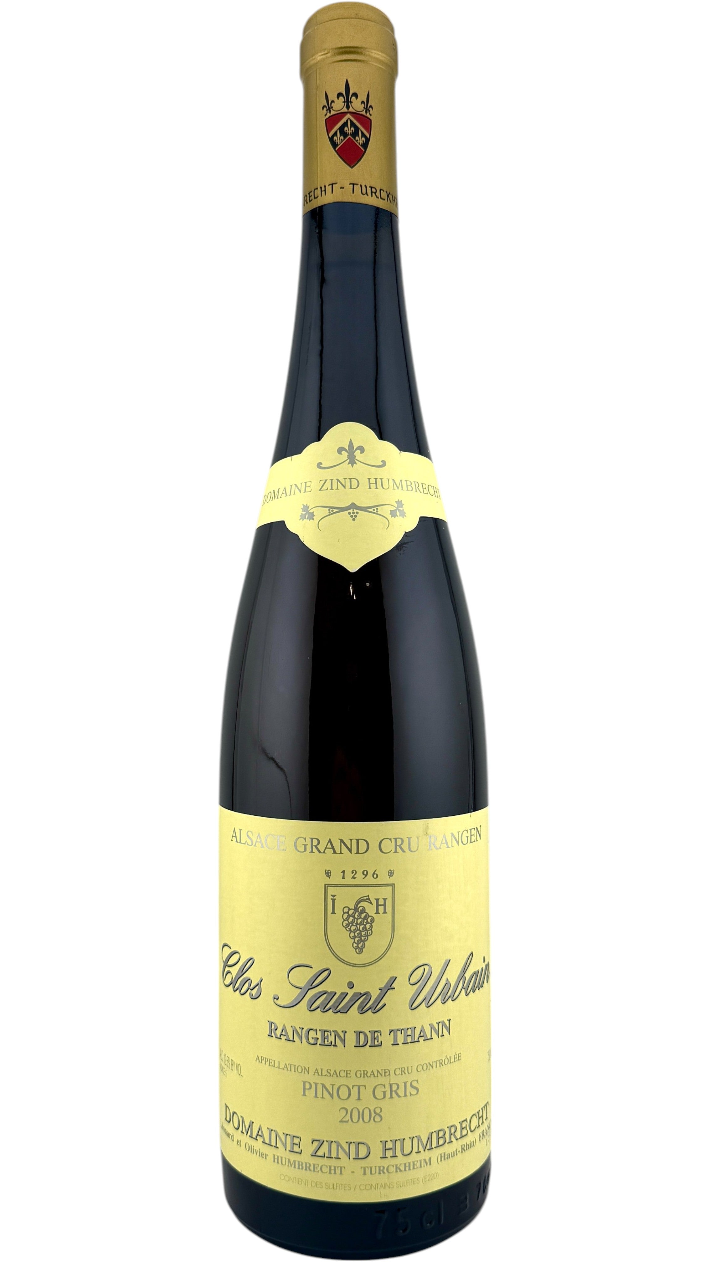 Alsace Pinot gris grand cru Rangen de Thann "Clos saint urbain"