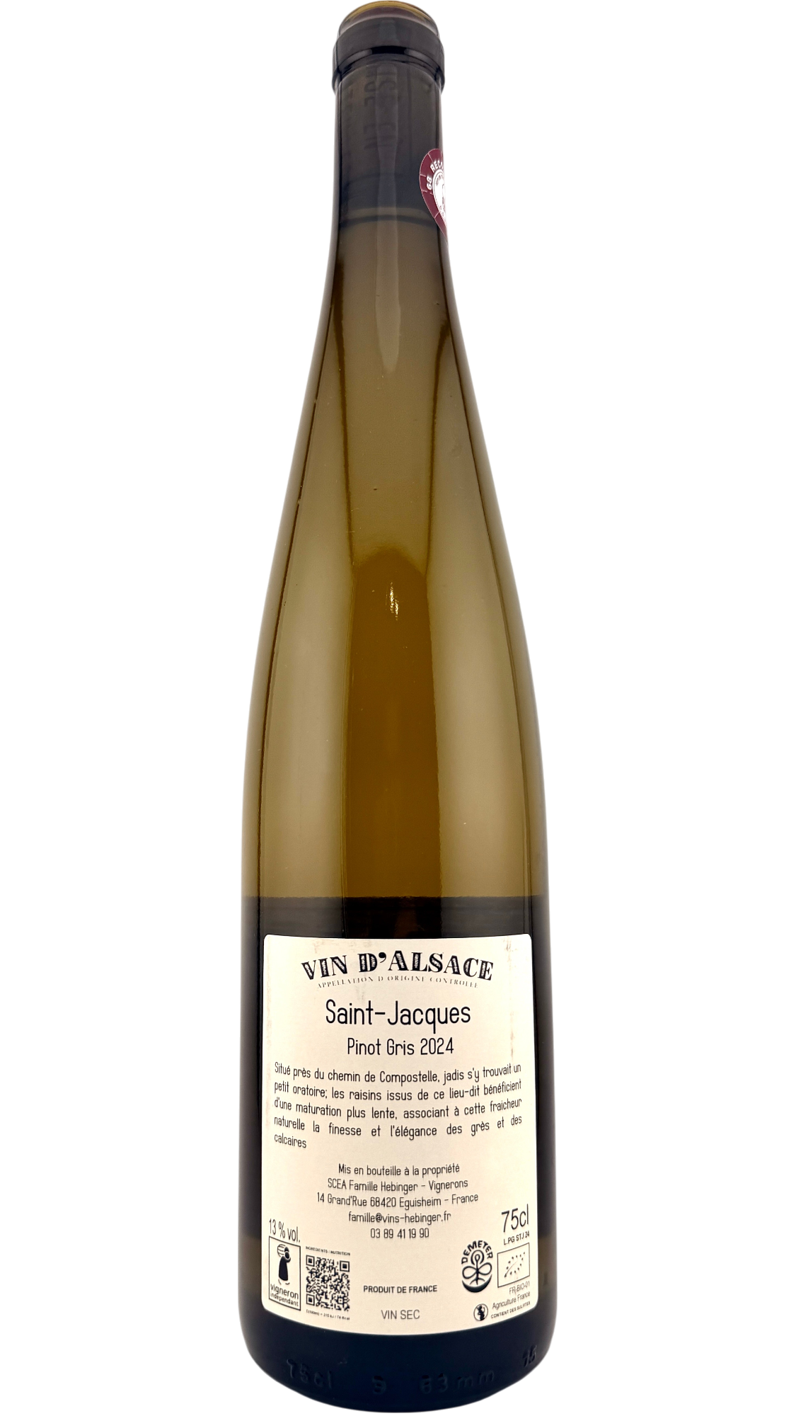 Alsace Pinot gris "Saint-Jacques"