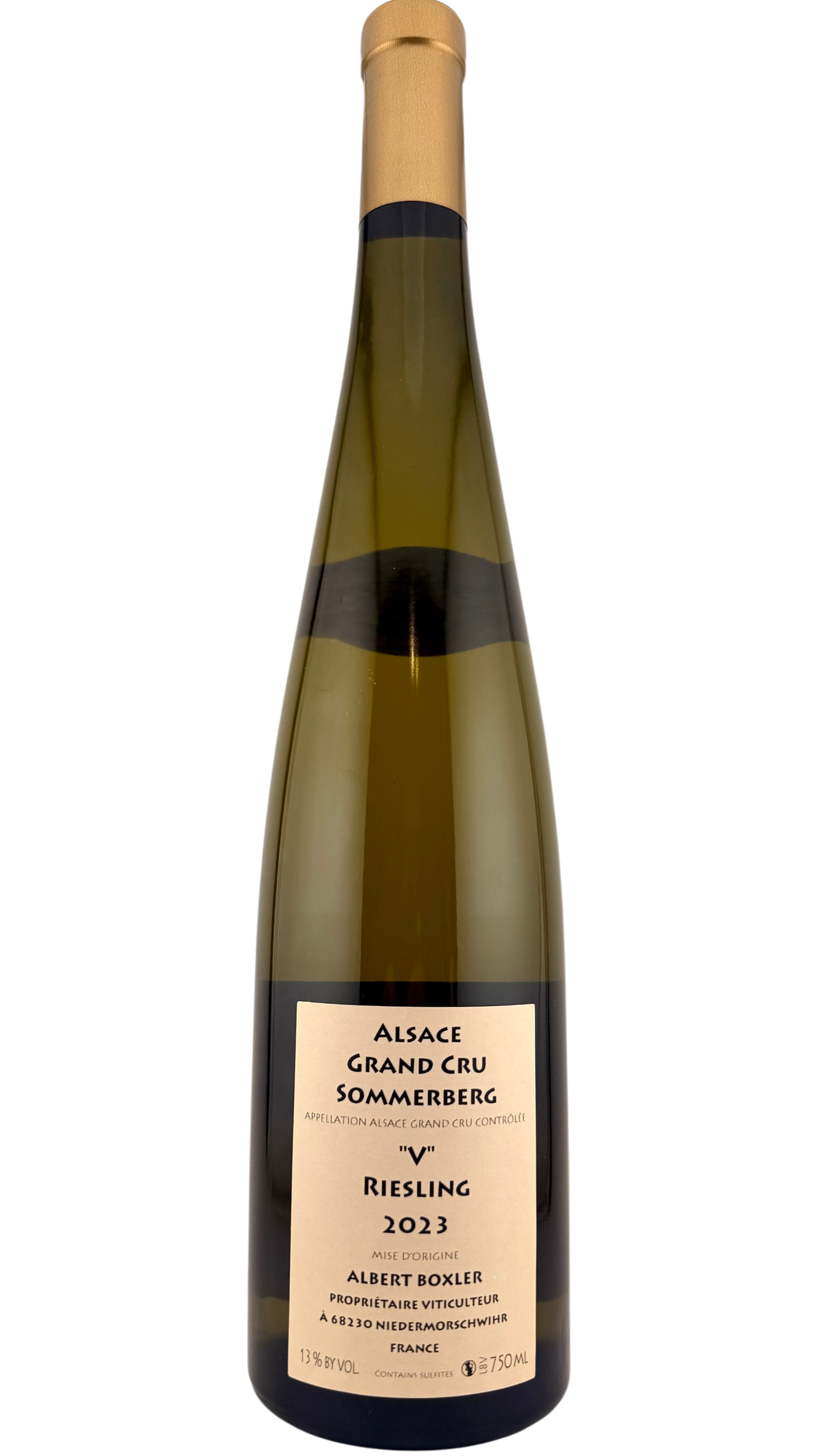 Alsace Riesling Grand cru Sommerberg Vanne  Albert Boxler