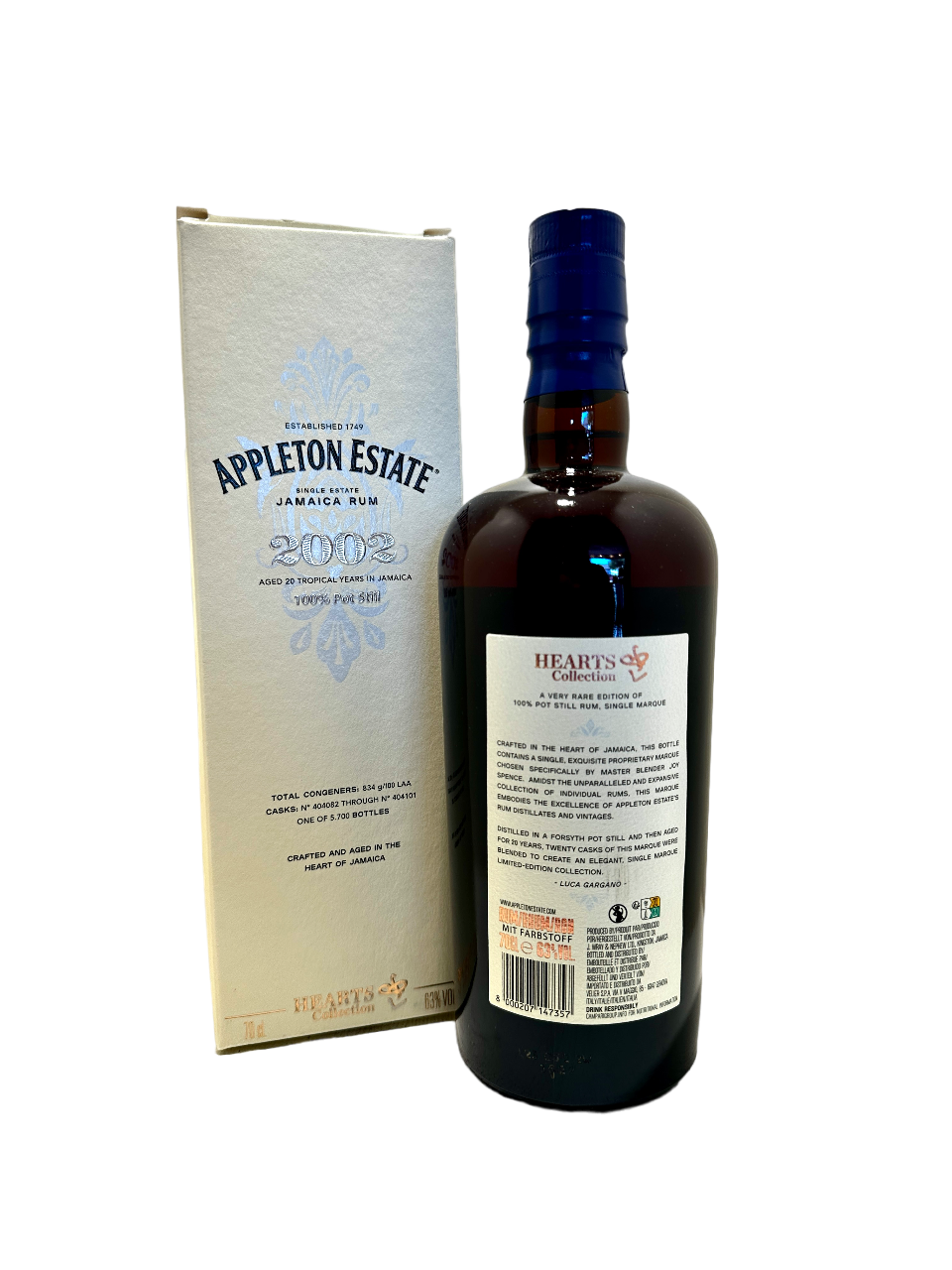 Appleton Estate "Hearts collection" 2002