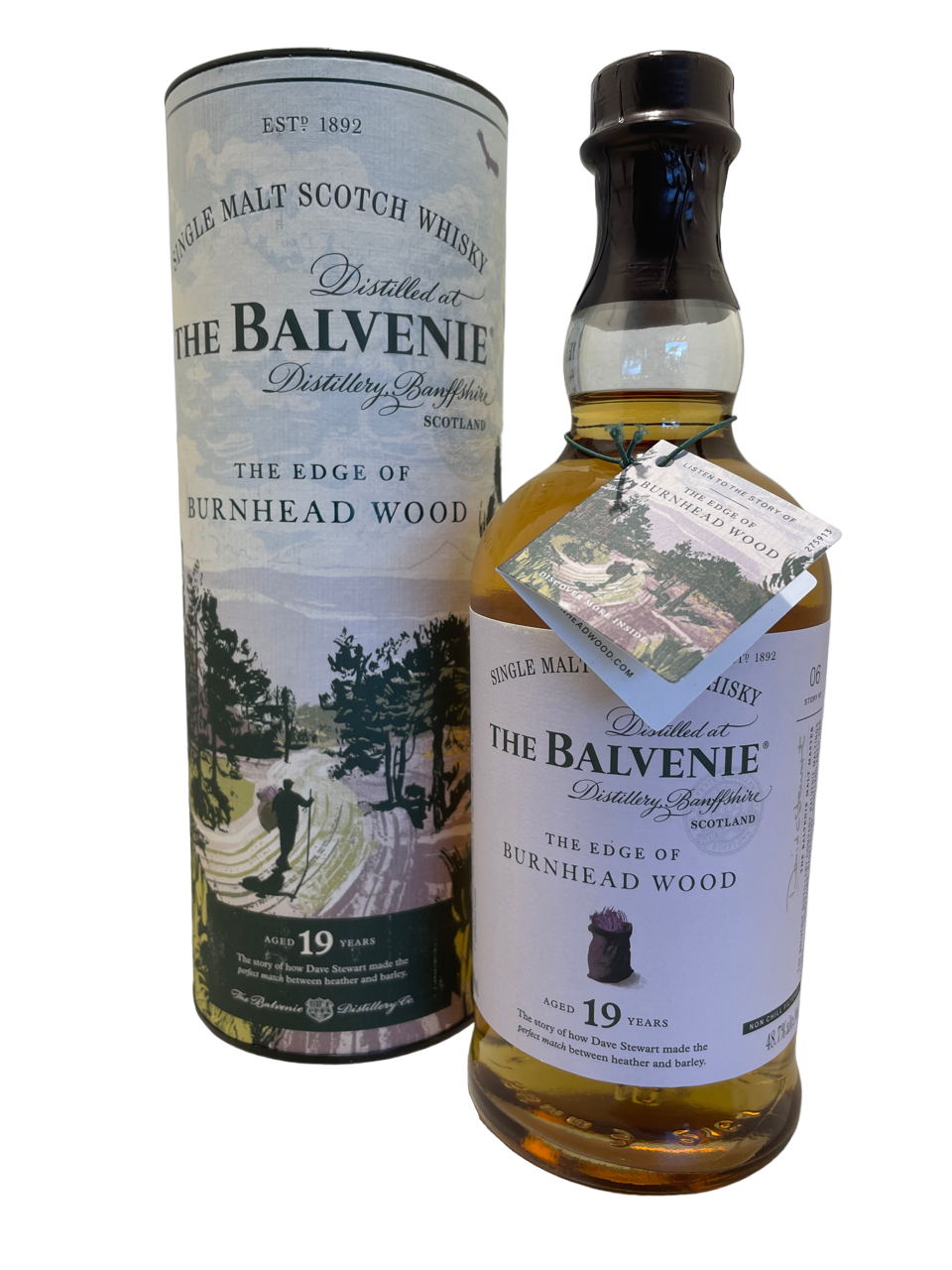 scotch whisky single malt dufftown highland the balvenie the edge of burnhead wood 19 years old
