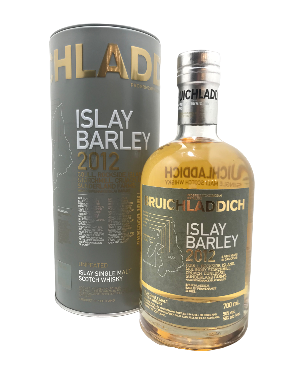 scotch whisky ecosse scottisch islay single malt spirit spiritueux bruichladdich islay barley 2012