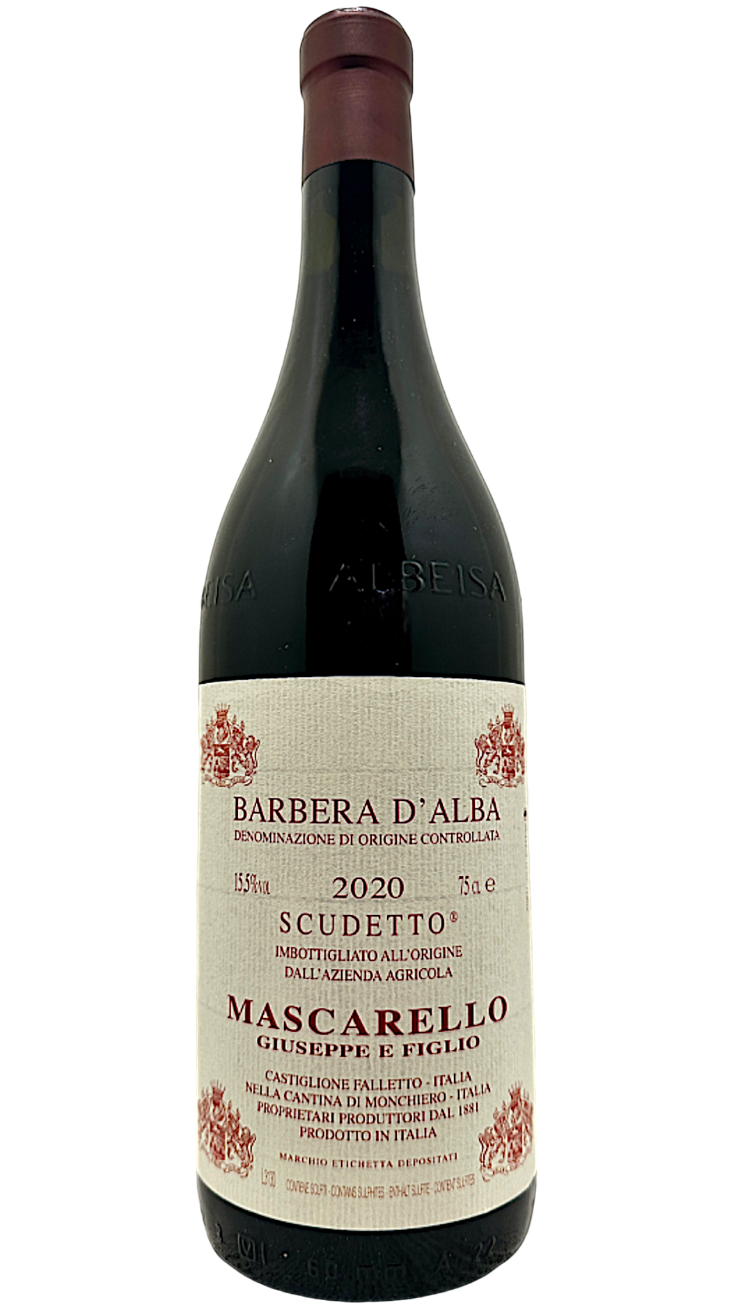 Barbera D'Alba Scudetto Guiseppe e figlio Mascarello