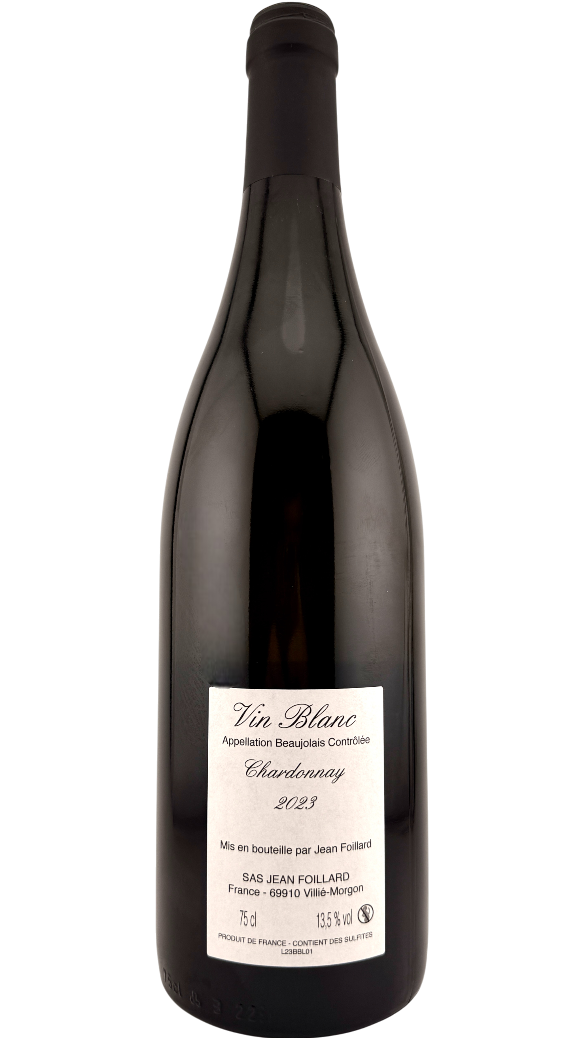 Beaujolais Blanc Domaine Jean Foillard chardonnay du beaujolais vin blanc bio biodynamie organic wine natural wine white wine from beaujolais