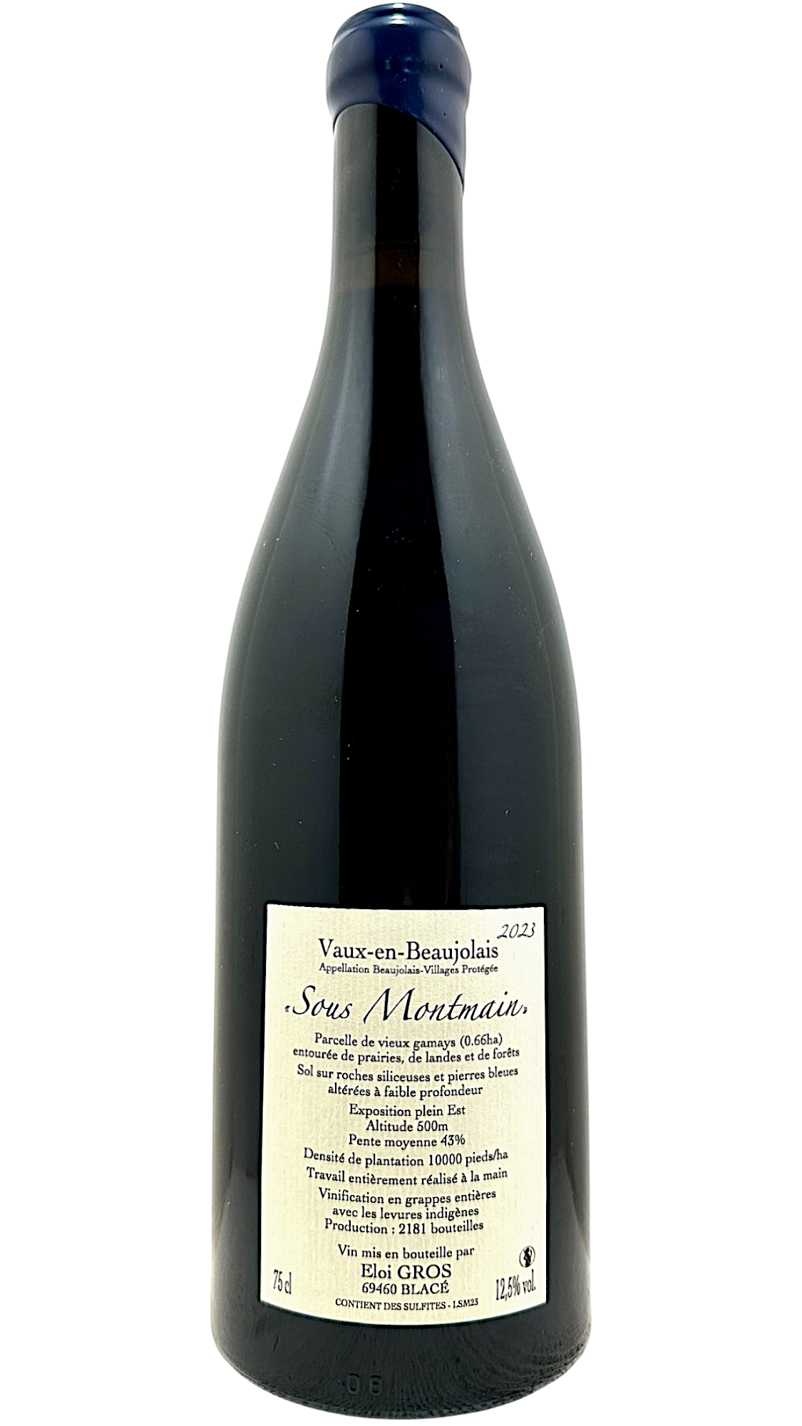 Beaujolais villages _Sous Montmain_ Eloi Gros