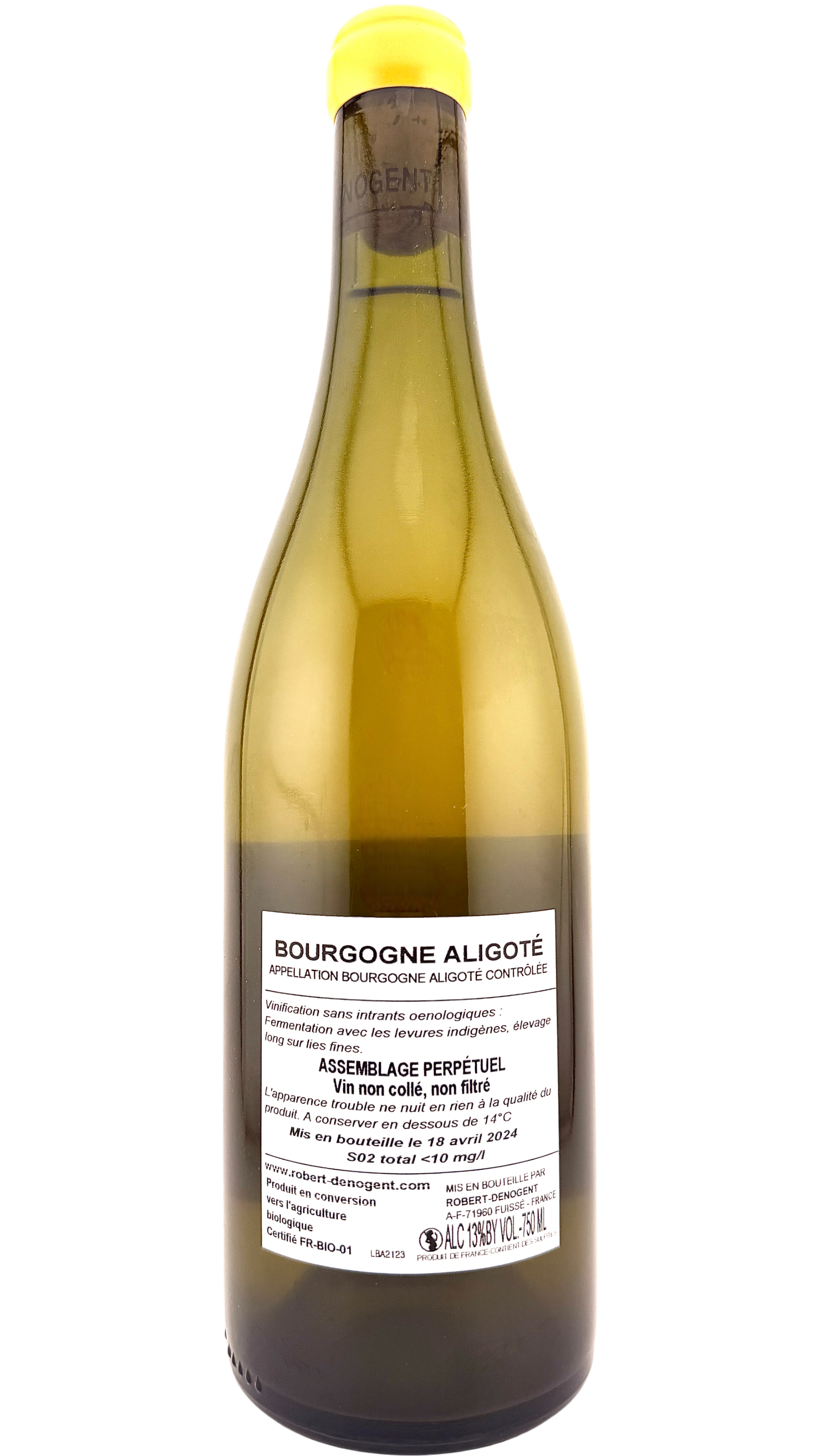 Bourgogne aligoté Domaine Robert Denogent