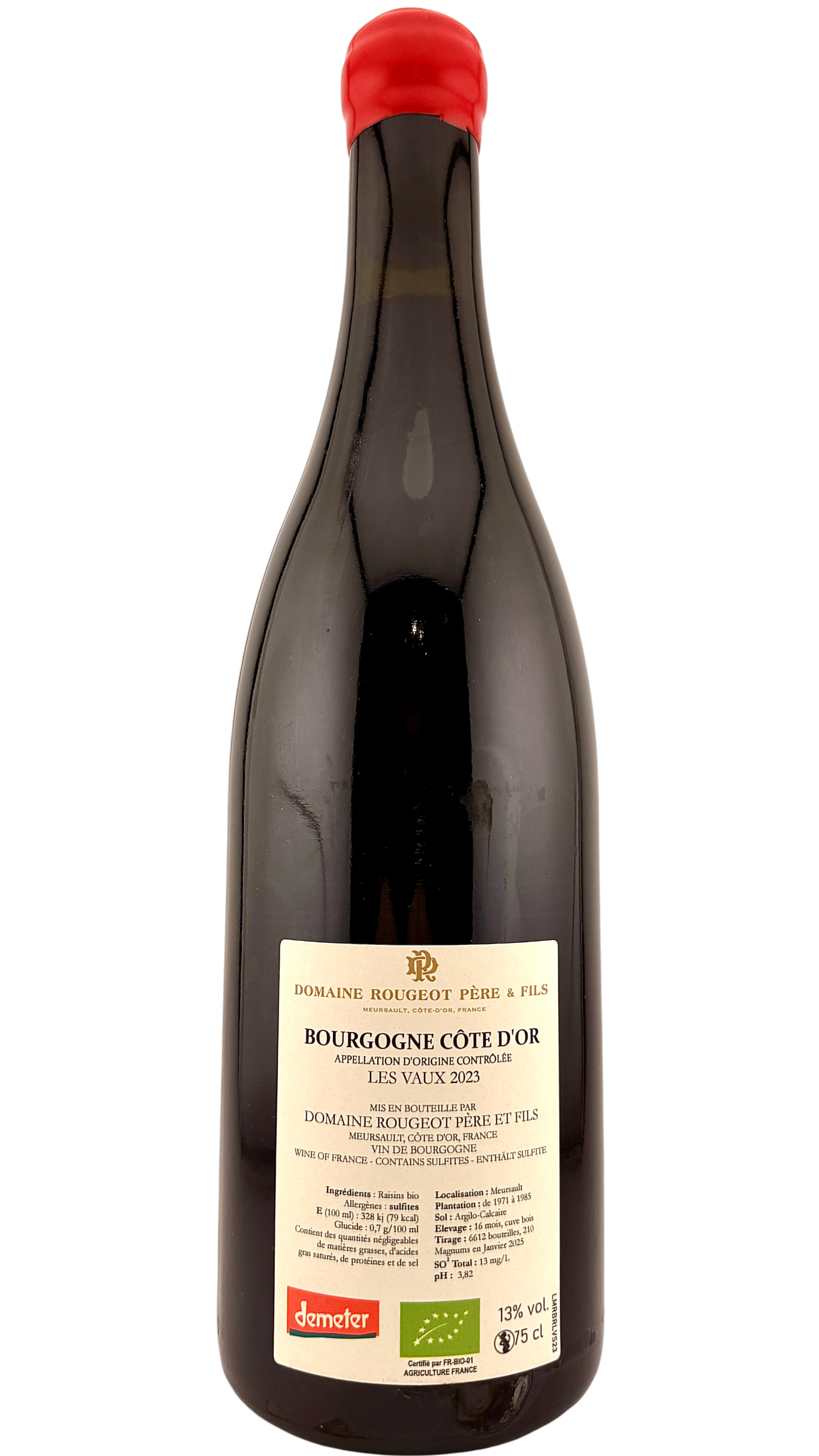 Bourgogne côte d'or Les Vaux  Domaine Rougeot