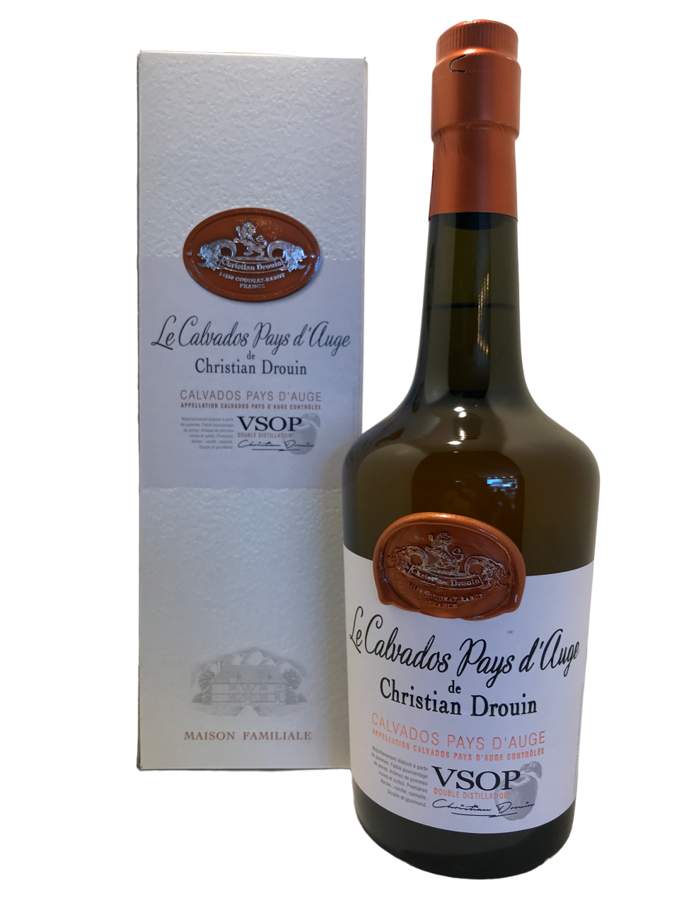 spiritueux spirit normandie france le calvados pays d'auge de christian drouin vsop