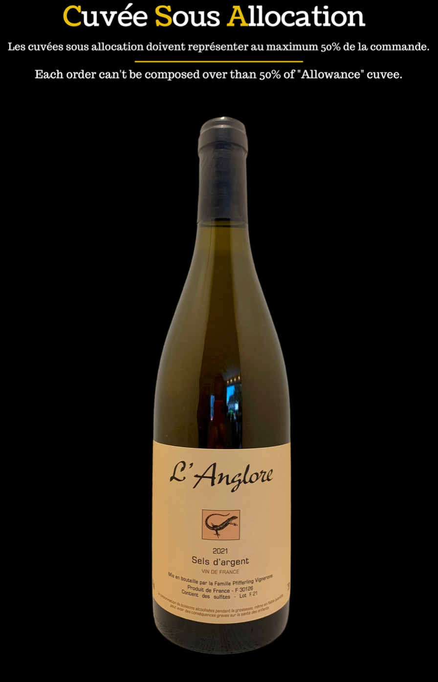 vin de la vallée du rhône valley wine organic biodynamie eric pfifferling domaine l'anglore vin de france sels d'argents blanc 2021