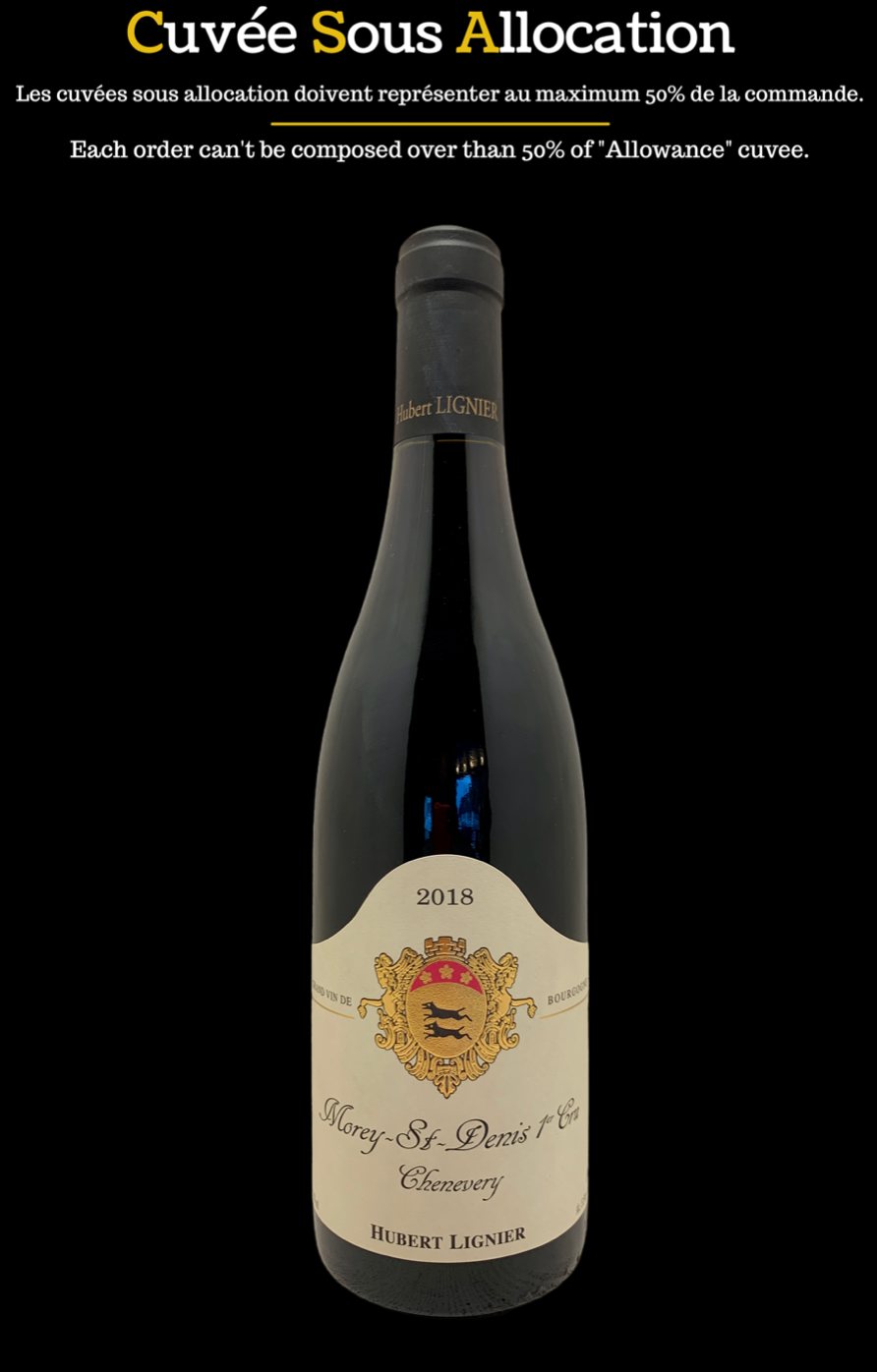 Bourgogne vin burgundy wine organic biodynamie pinot noir domaine hubert lignier morey saint denis 1er cru chenevery